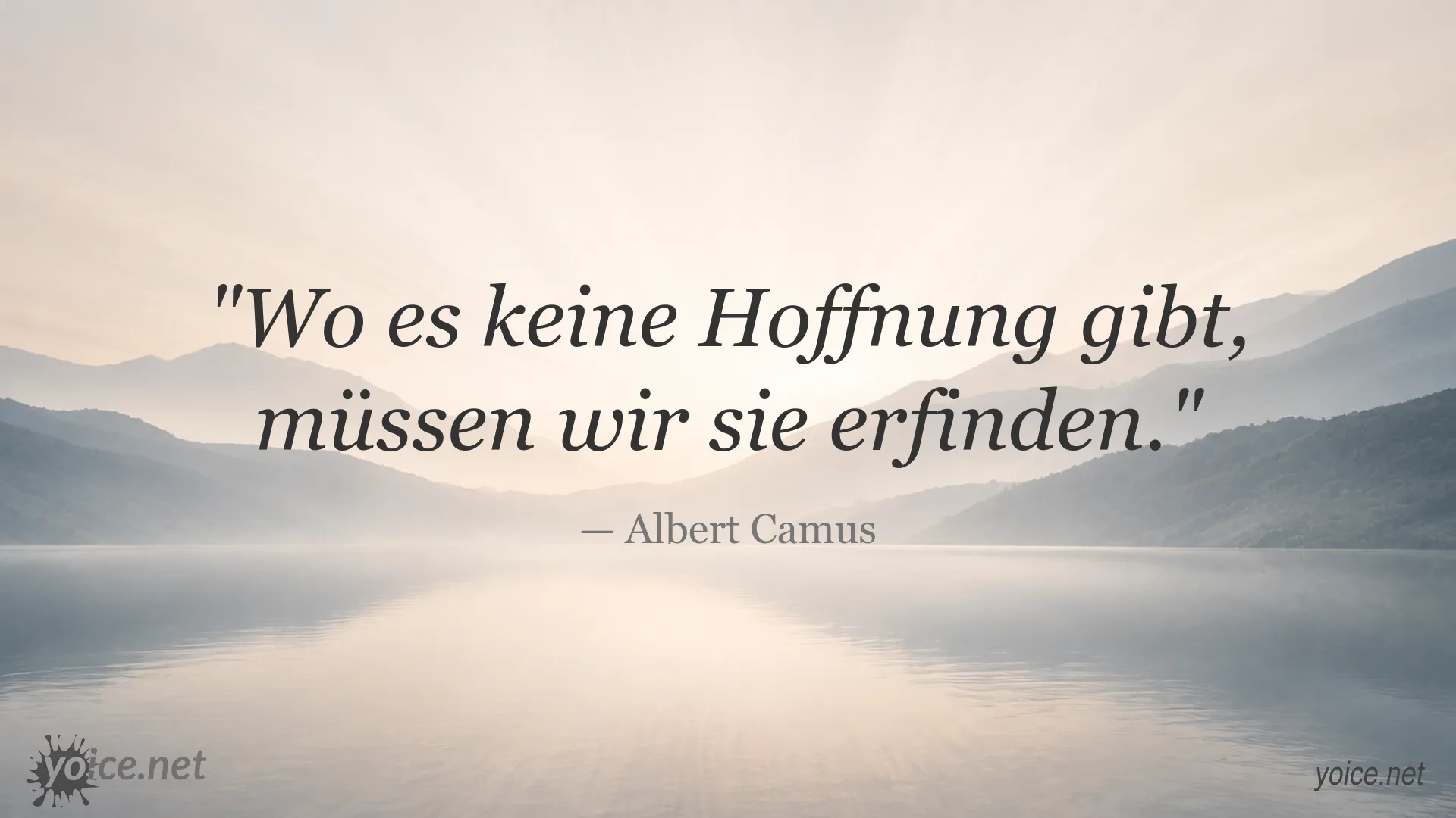Zitatbild mit einem Zitat von Albert Camus