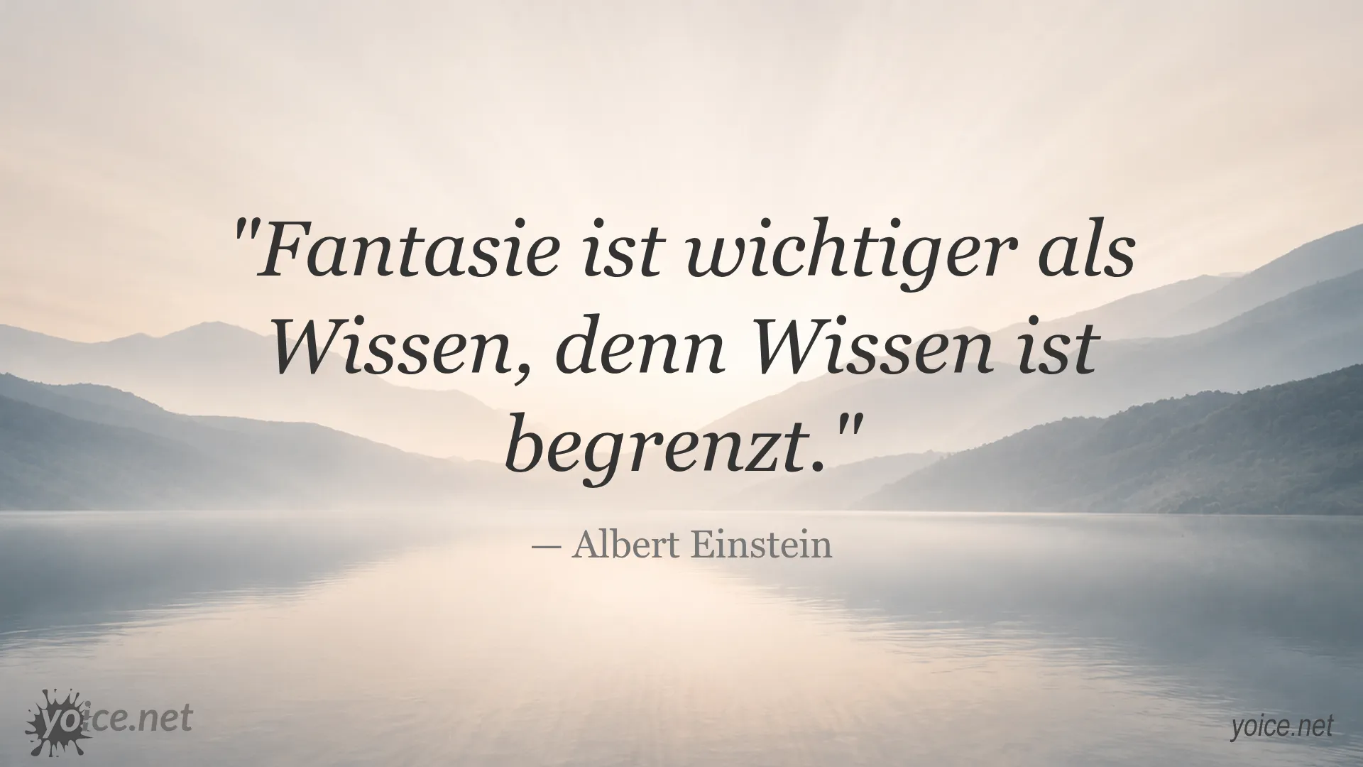 Zitat von Albert Einstein über Fantasie und Wissen in Deutsch