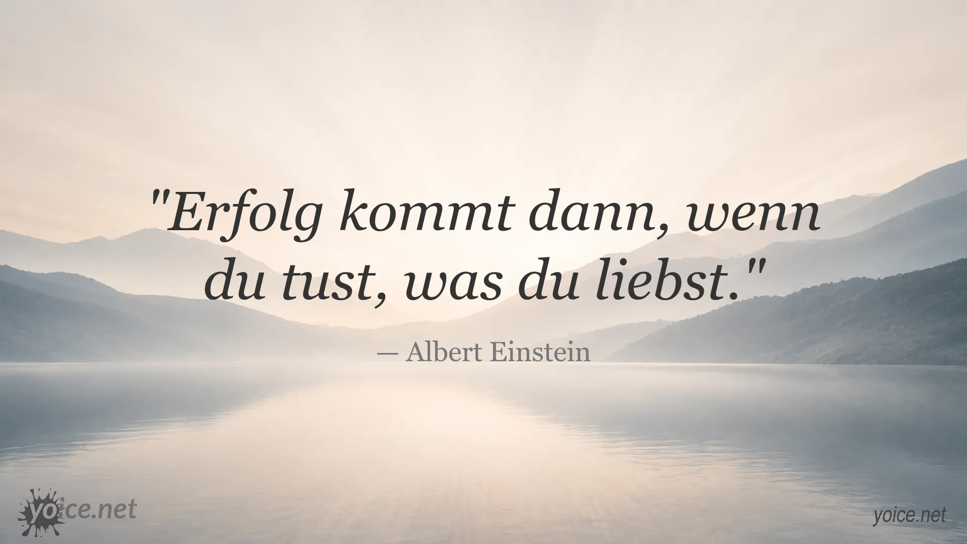 Zitat von Albert Einstein über Erfolg und Leidenschaft