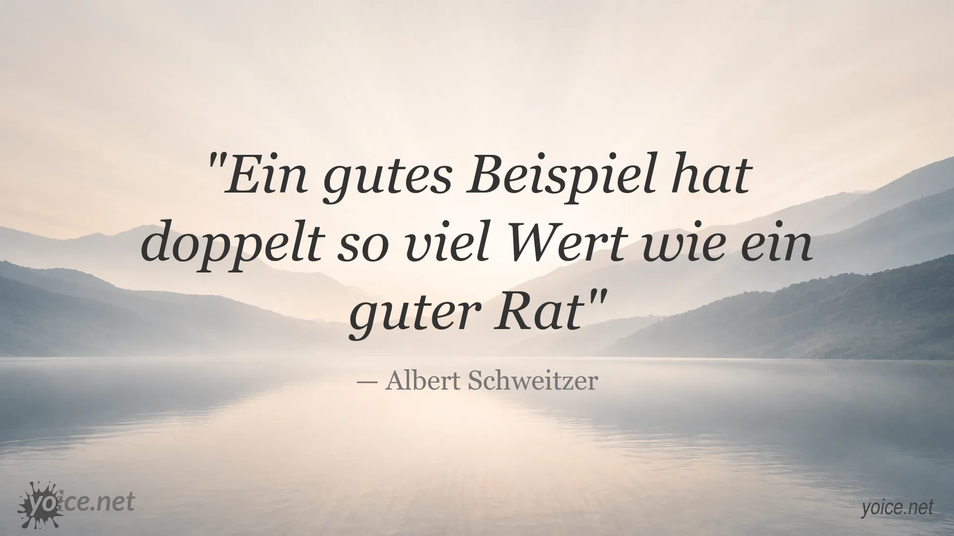 Zitatbild von Albert Schweitzer