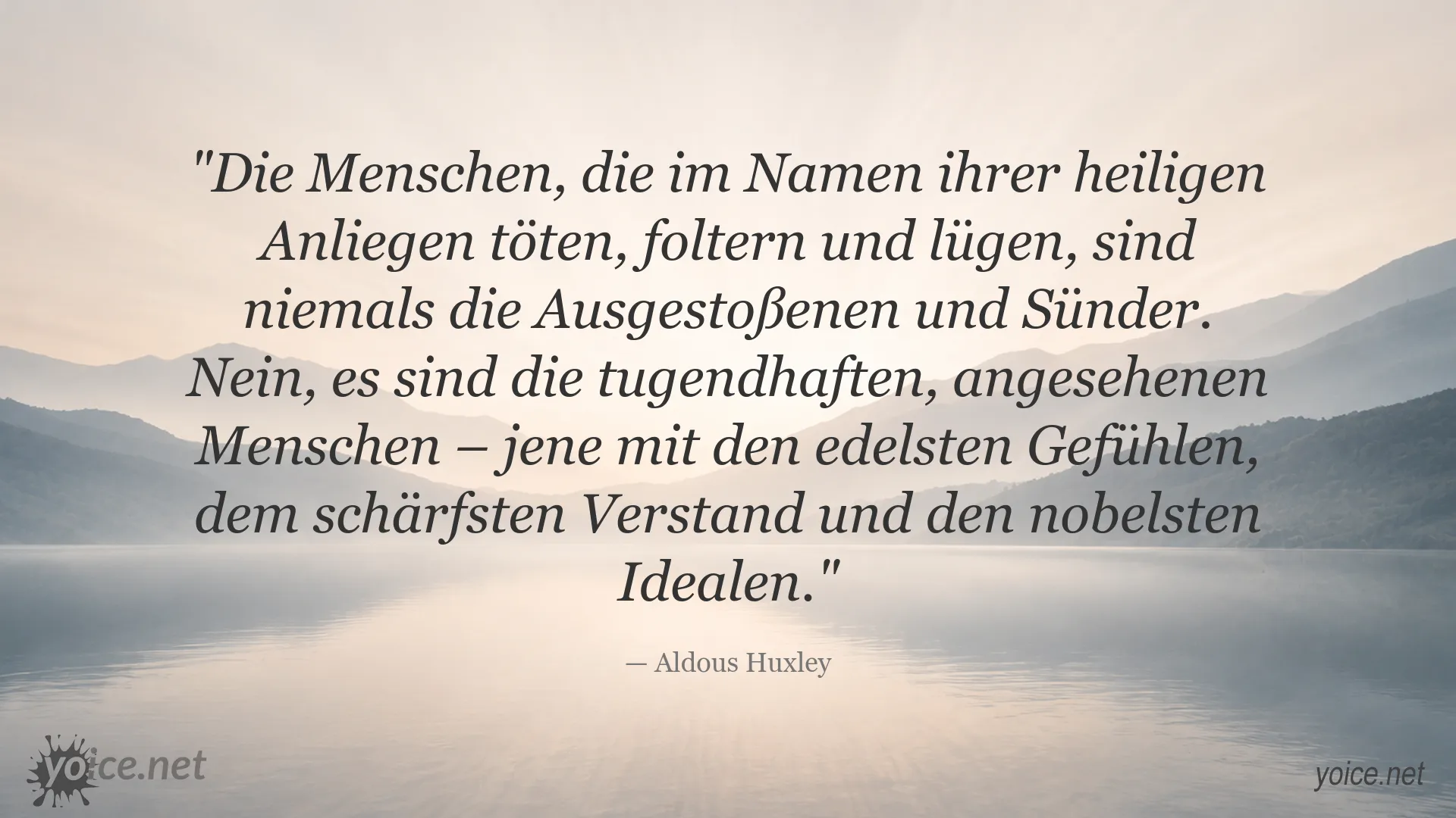 Zitatgrafik von Aldous Huxley über Moral, heilige Überzeugungen und menschliches Verhalten