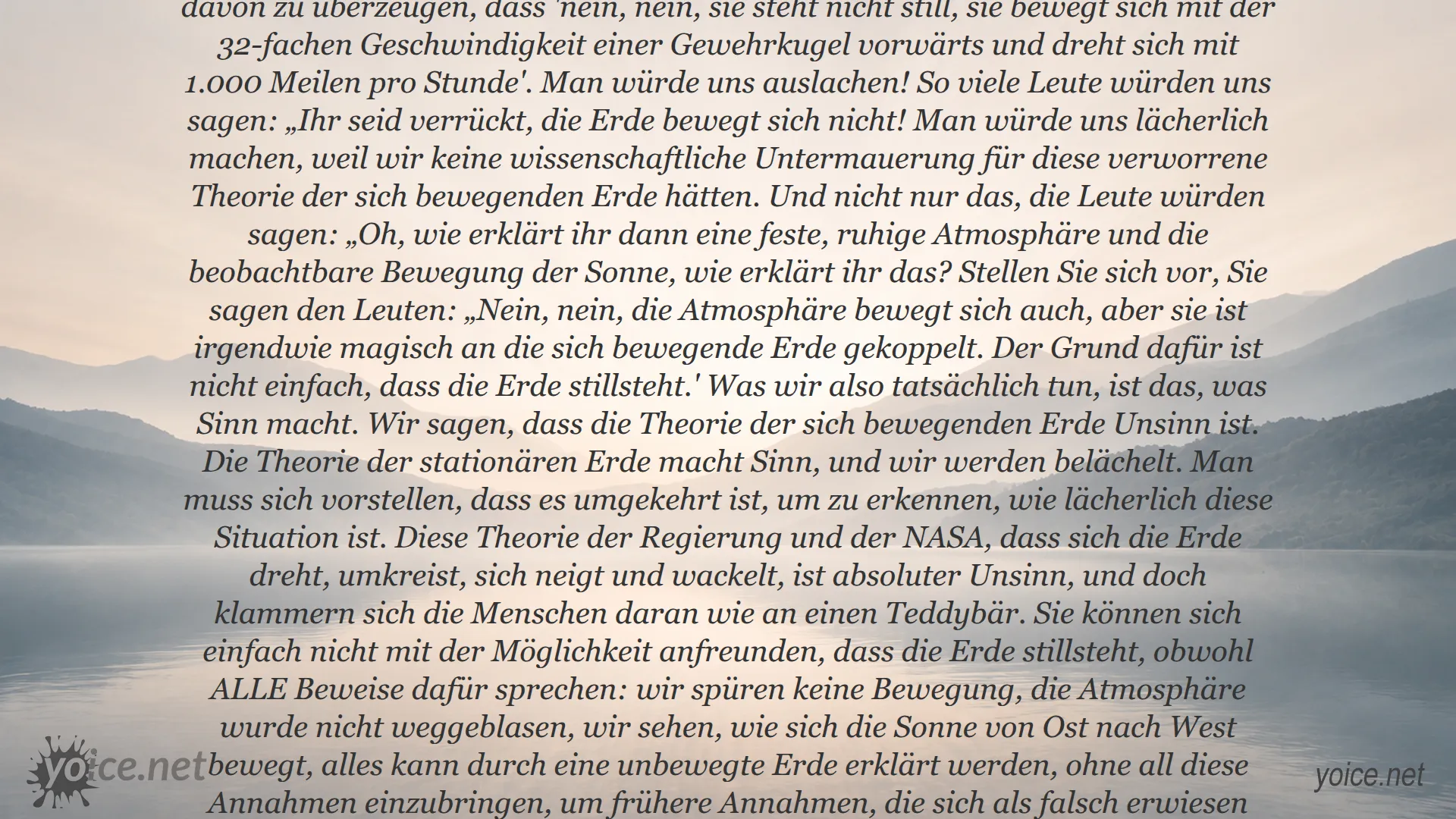 Zitat von Allen Daves über die Kritik an der Theorie der bewegten Erde