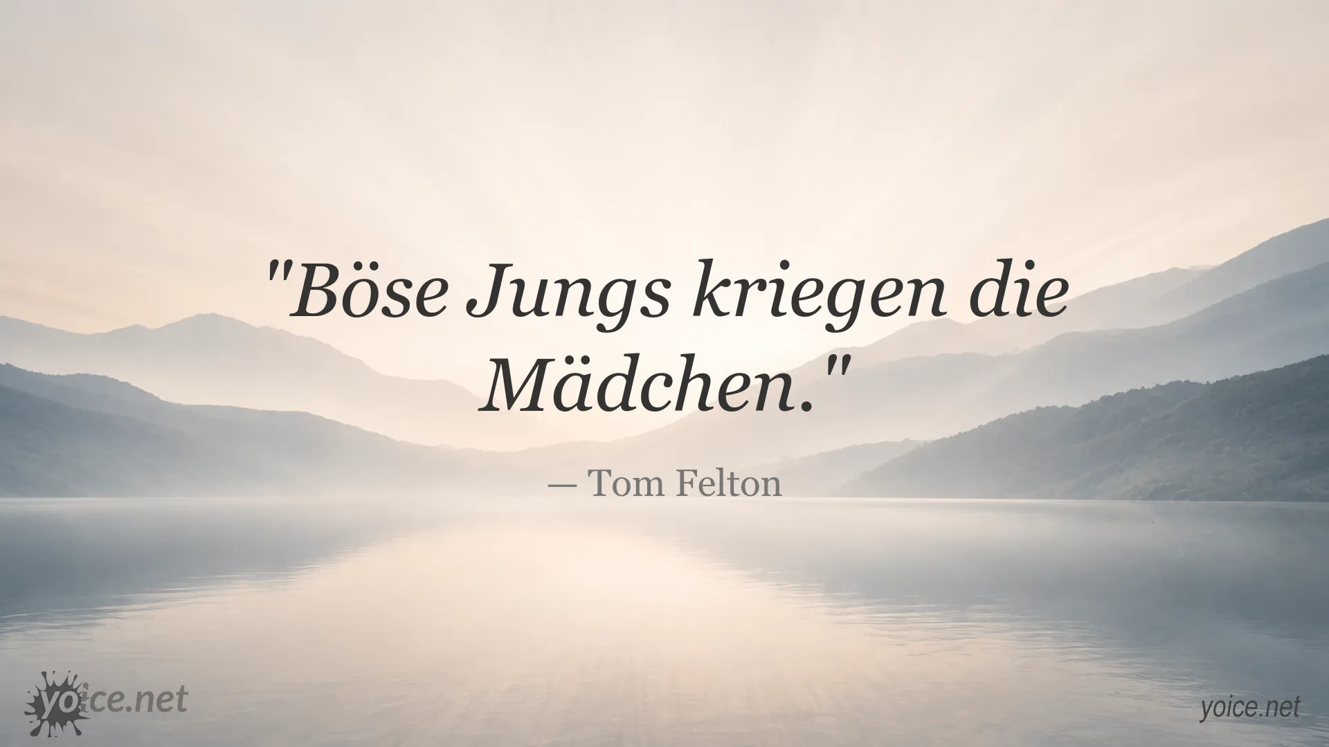 Zitatbild von Tom Felton über böse Jungs und Mädchen