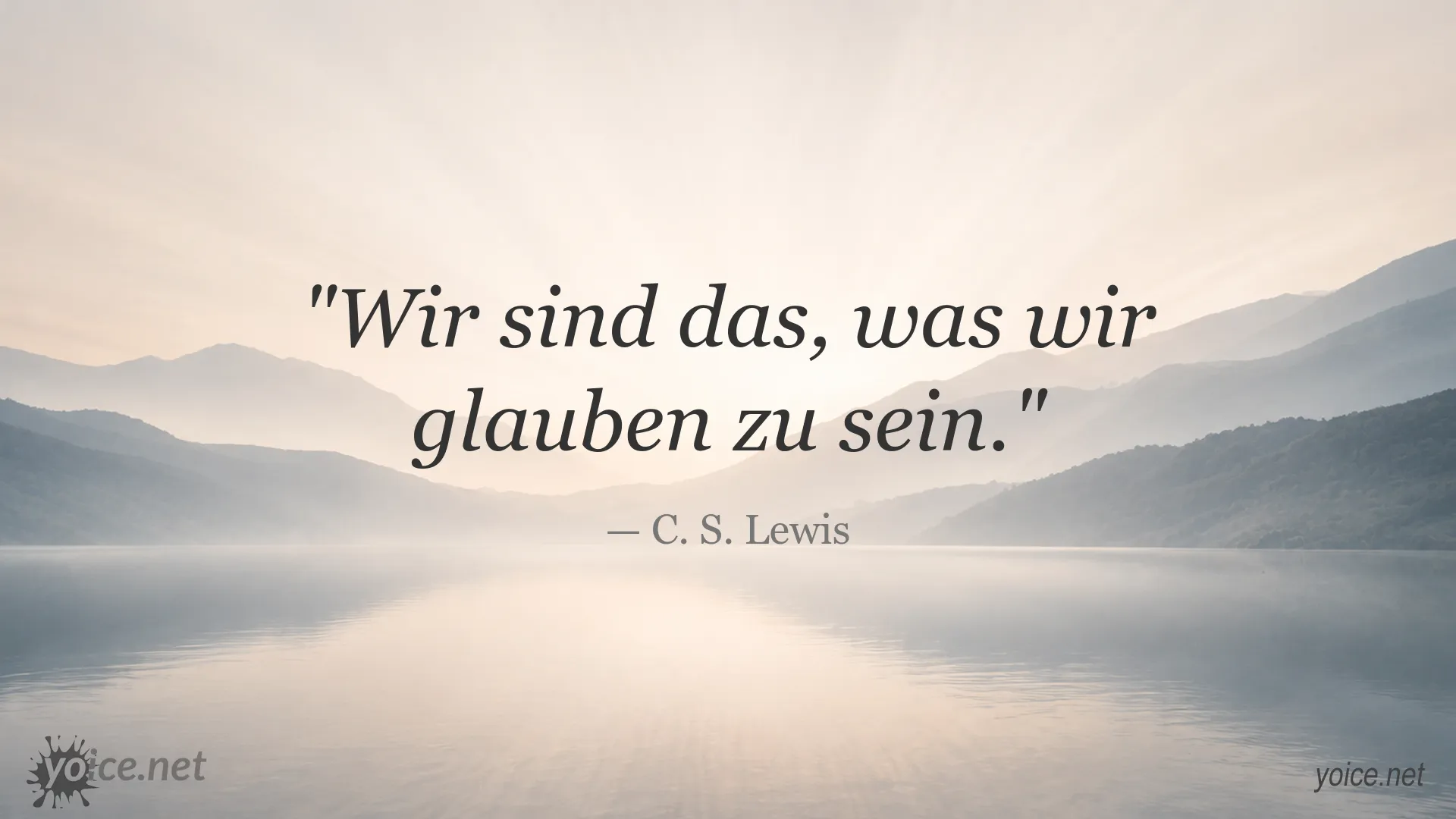 Zitatbild mit einem Zitat von C. S. Lewis