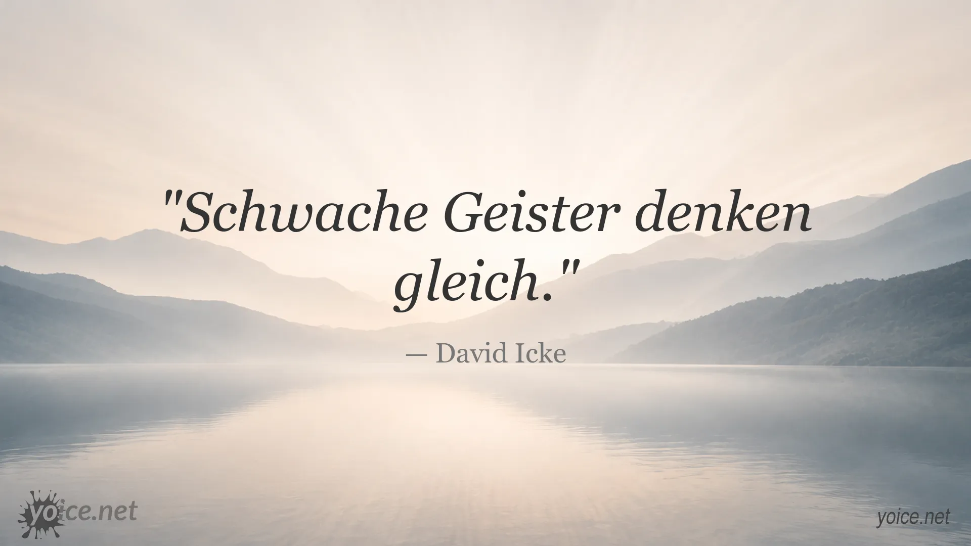 Zitatbild mit einem Zitat von David Icke