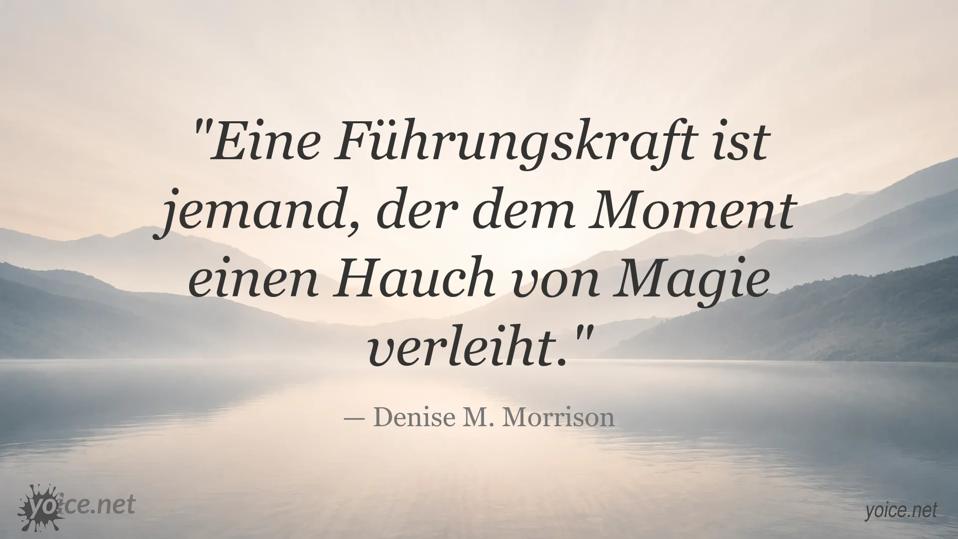 Zitat von Denise M. Morrison über Führung