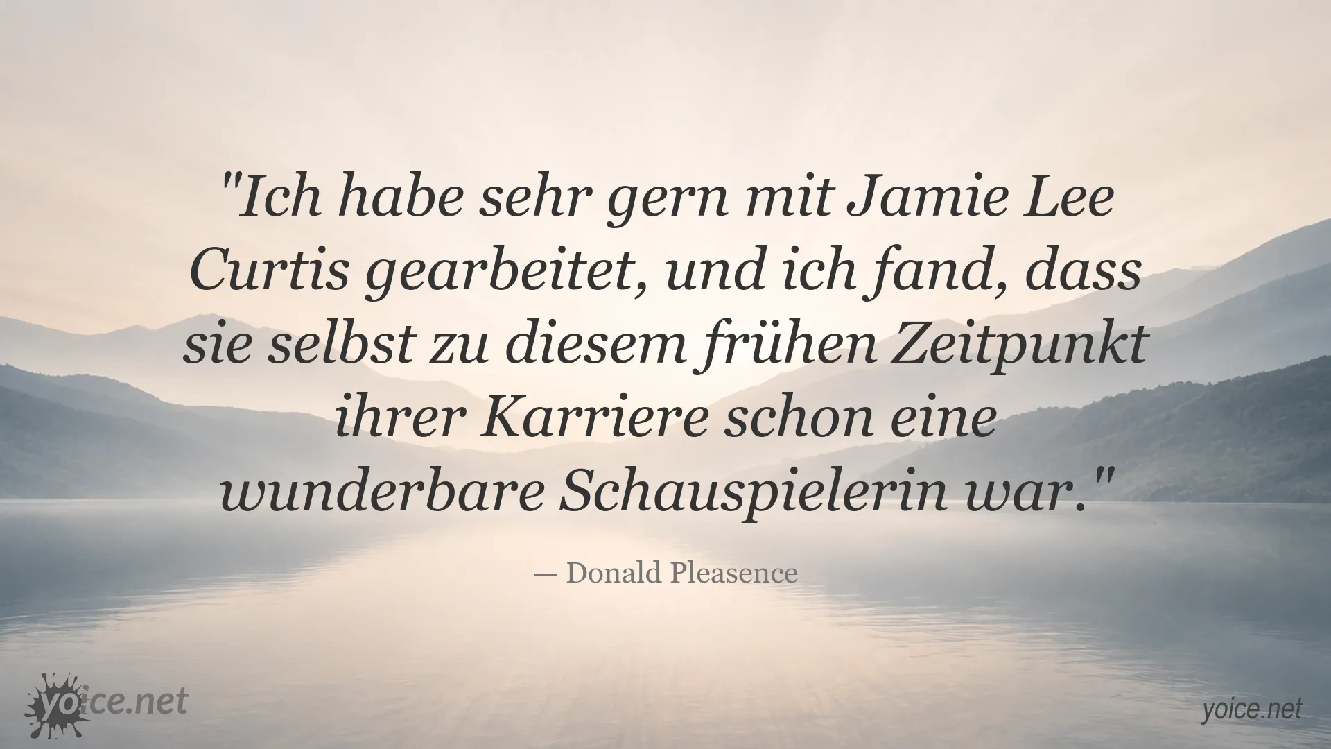 Donald Pleasence über Jamie Lee Curtis und ihre frühe Schauspielkarriere