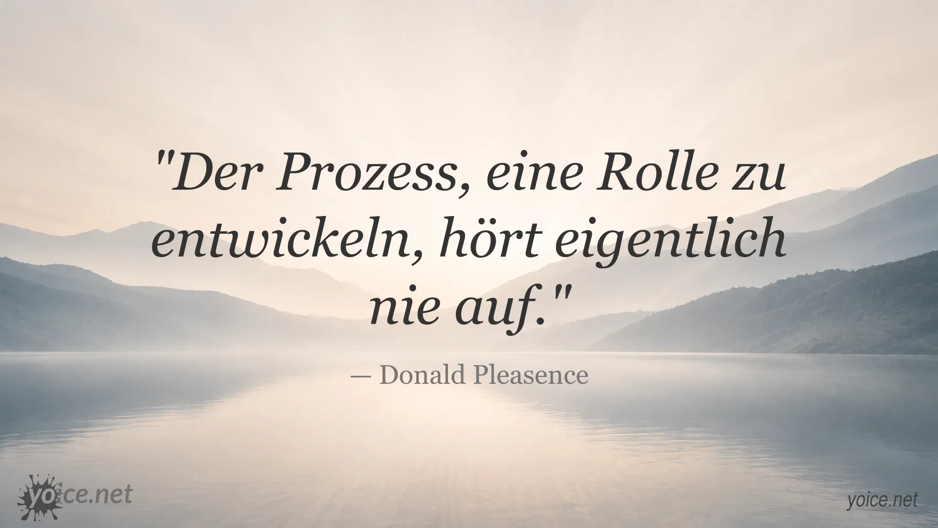 Zitat von Donald Pleasence über die fortlaufende Entwicklung einer Rolle