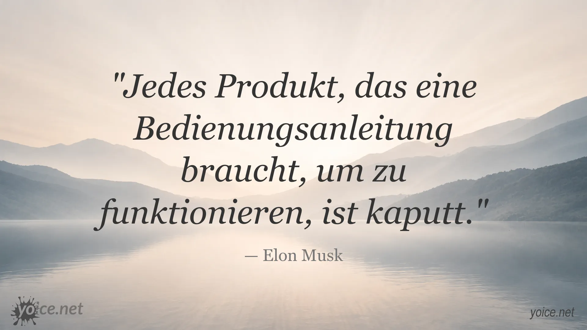 Elon Musk über Produktdesign, einfache Bedienung und Benutzerfreundlichkeit