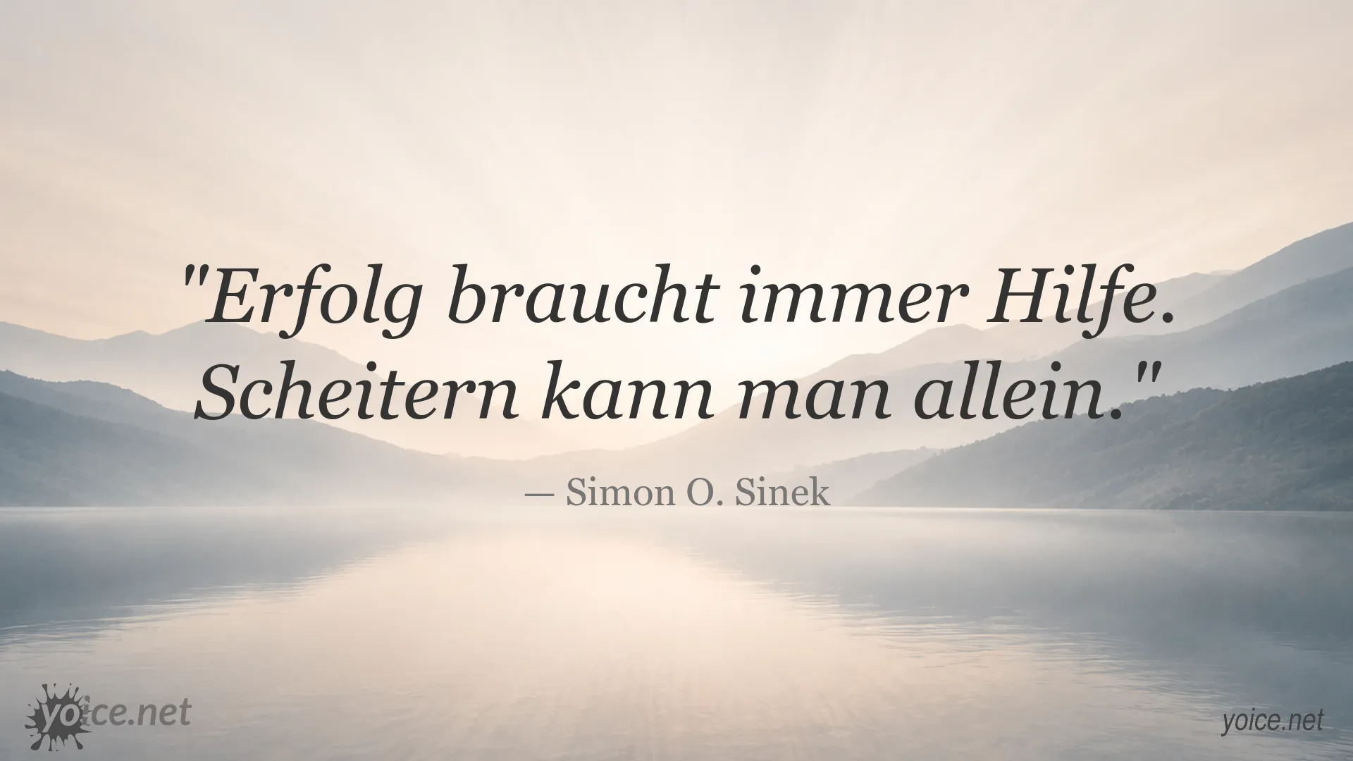 Inspirierendes Zitat von Simon O. Sinek über Erfolg und Scheitern