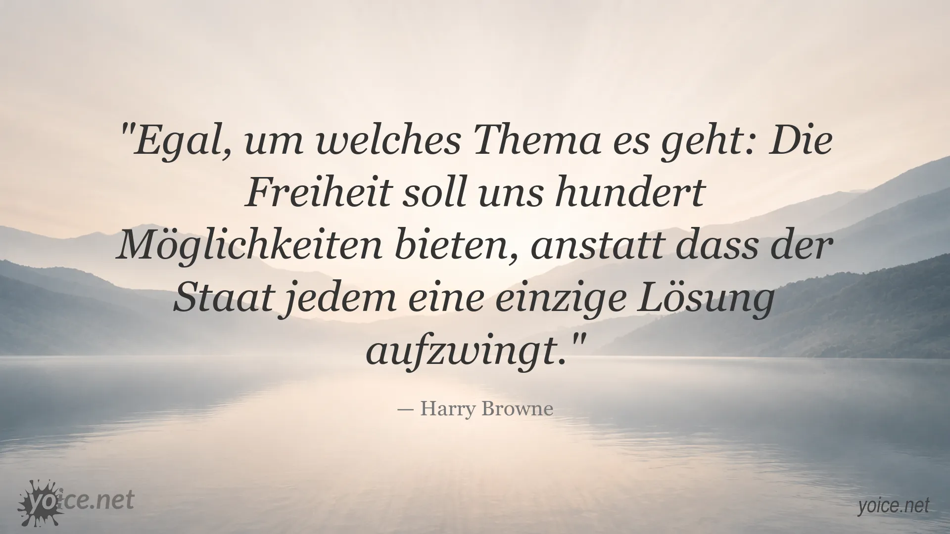 Zitat von Harry Browne über Freiheit, Wahlmöglichkeiten und staatliche Lösungen