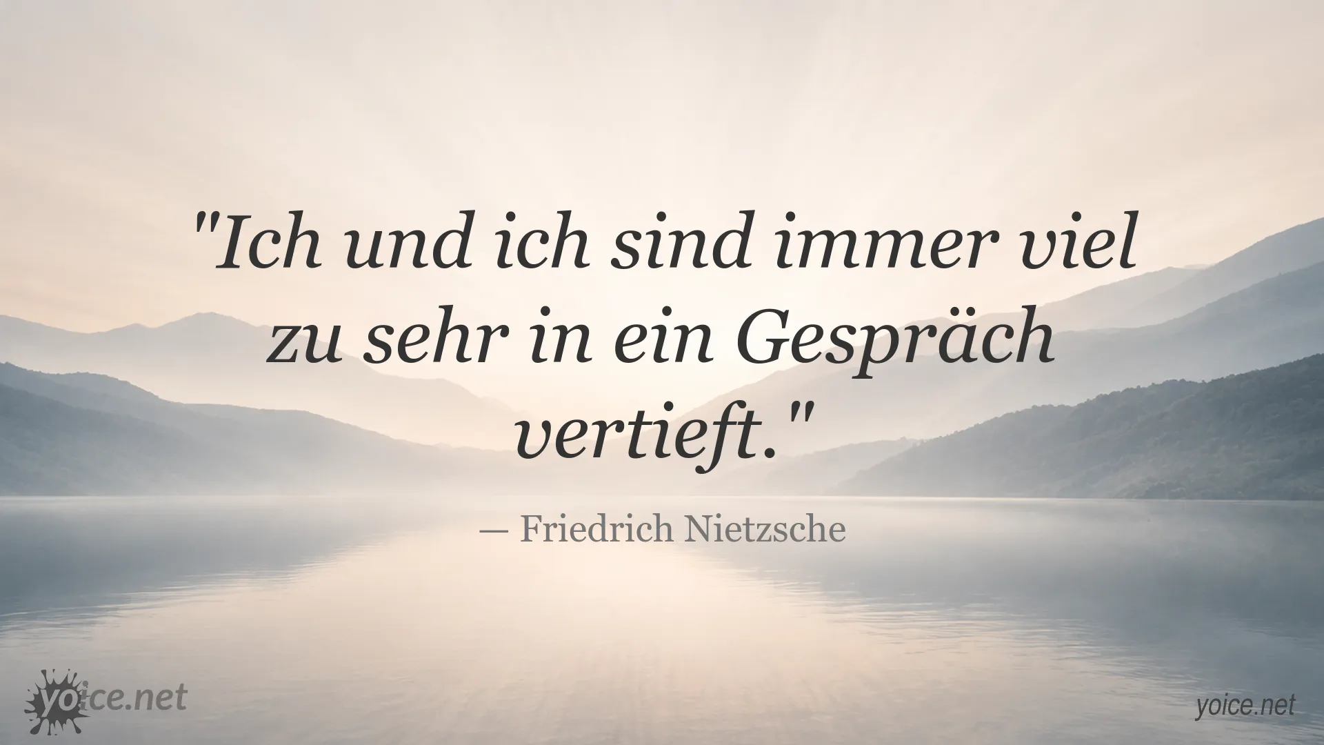 Inspirierendes Zitatbild von Friedrich Nietzsche