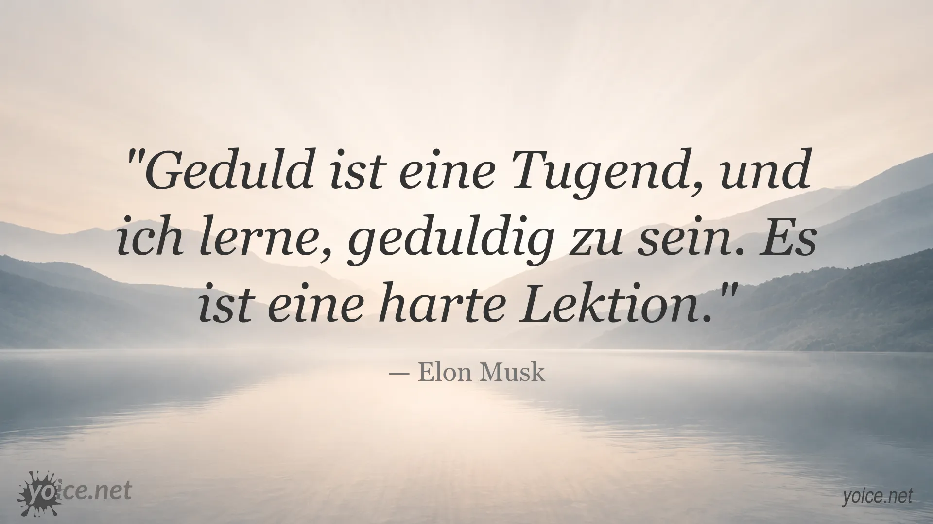 Inspirierendes Zitat von Elon Musk über Geduld und persönliche Entwicklung