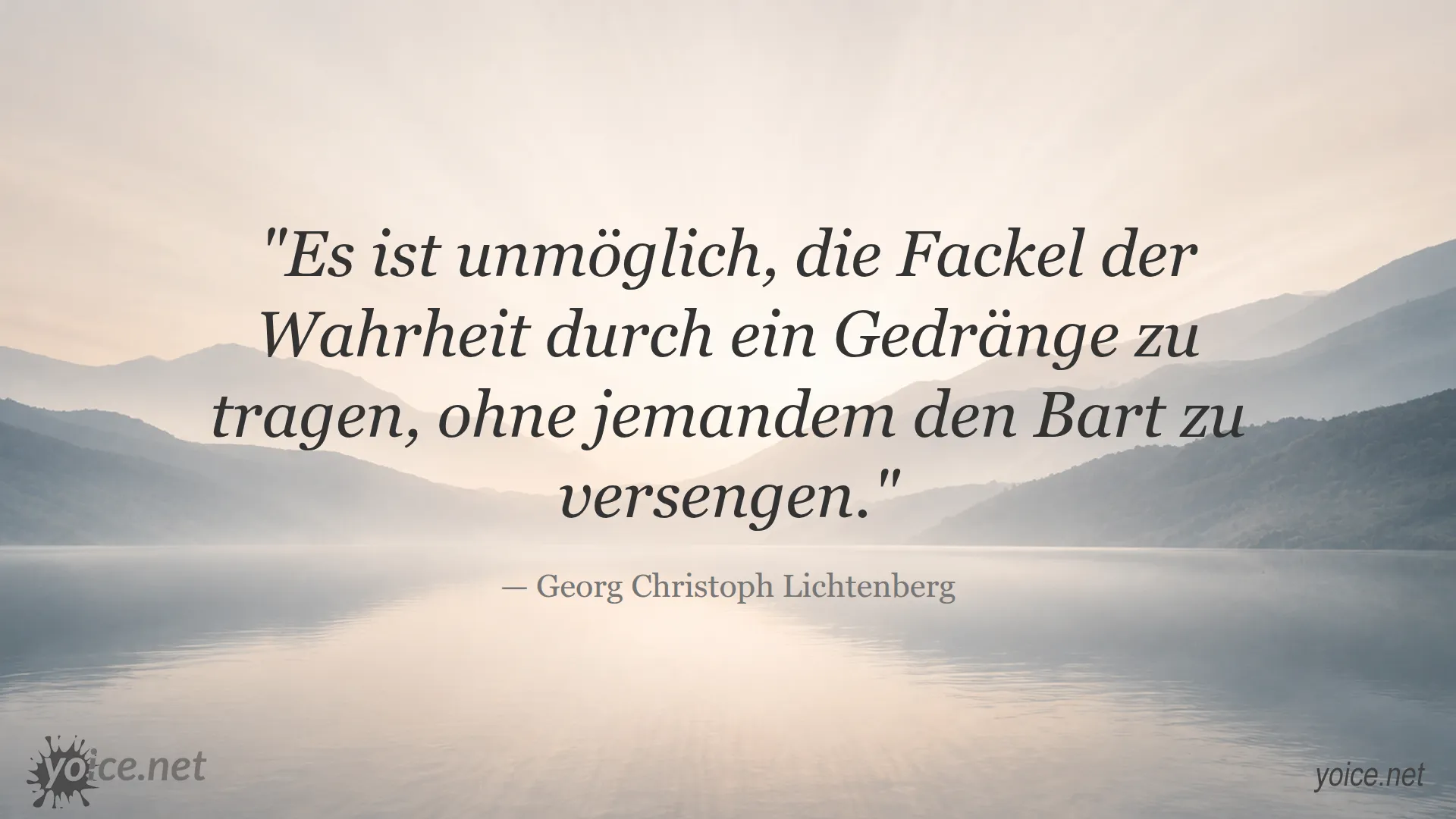 Zitat von Georg Christoph Lichtenberg über Wahrheit und Mut
