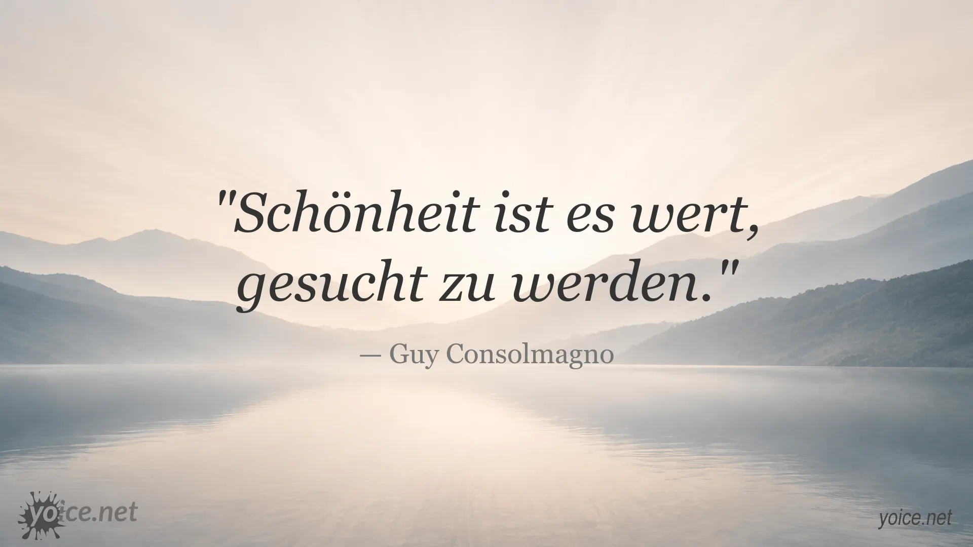 Zitatgrafik von Guy Consolmagno über die Suche nach Schönheit