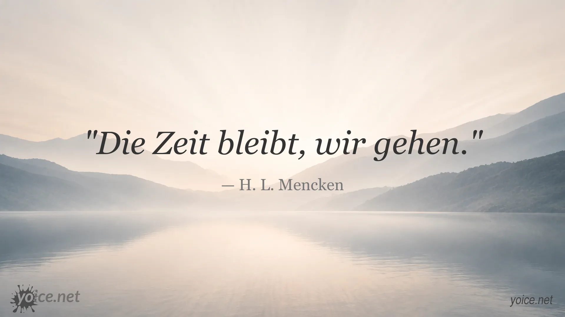 Inspirational quote image attributed to H. L. Mencken