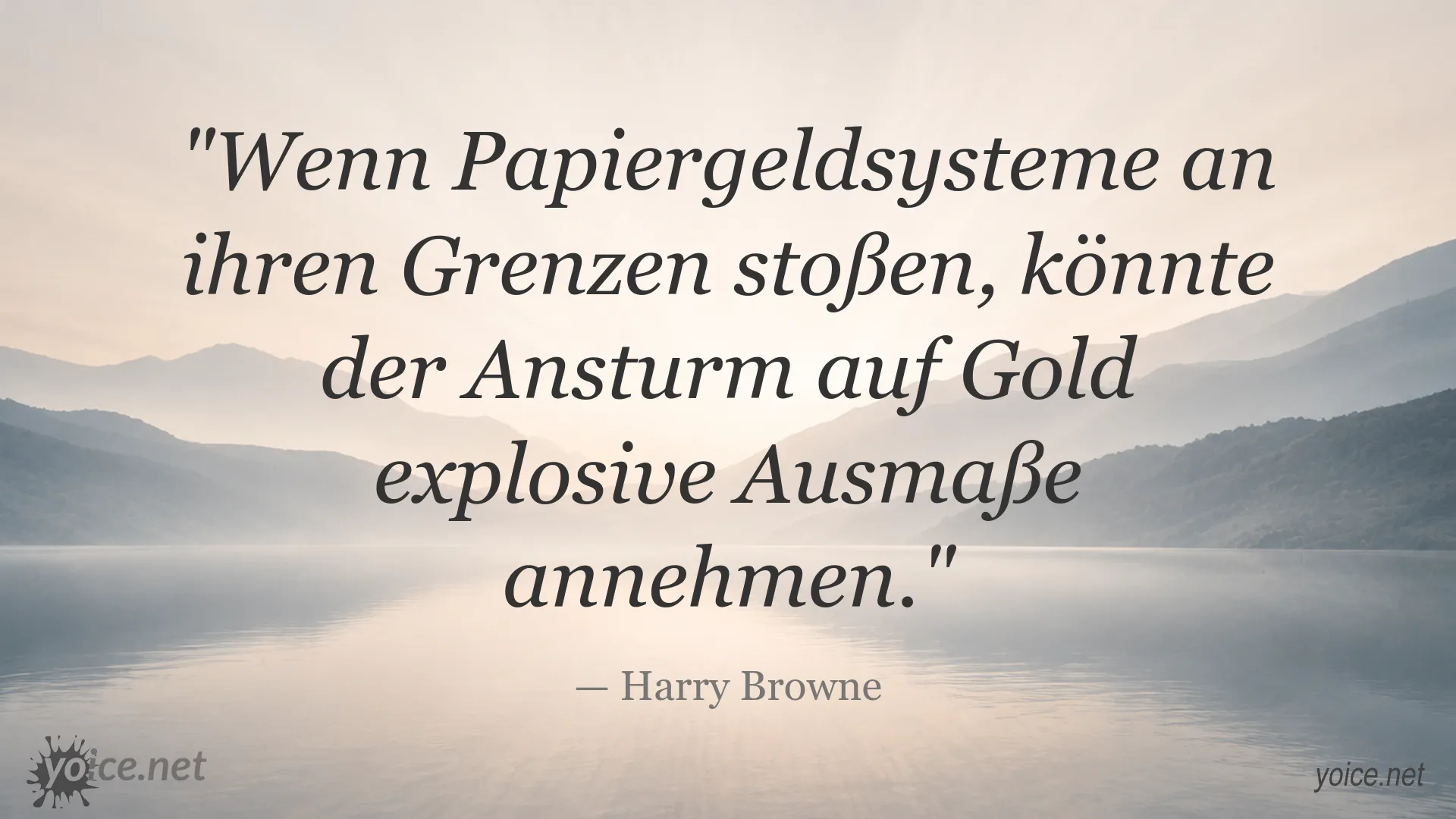 Harry Browne Zitat über Papiergeldsysteme und Gold