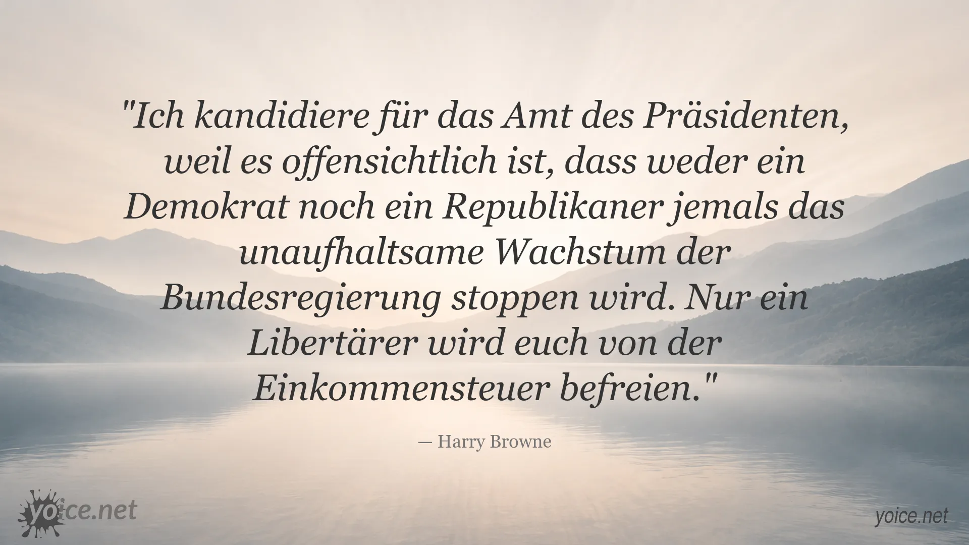 Zitat von Harry Browne über das Wachstum der Bundesregierung und die Einkommensteuer