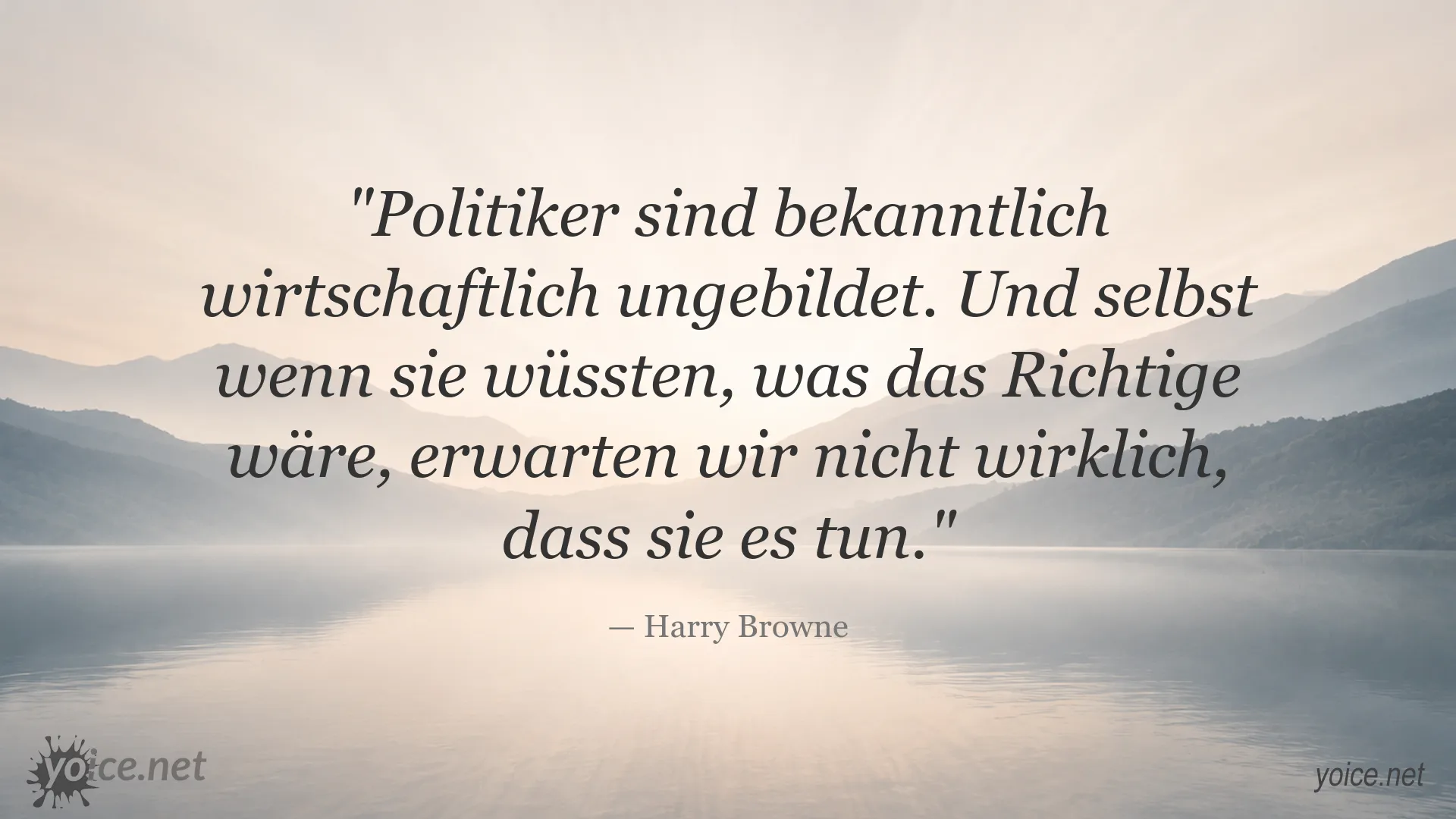 Zitat von Harry Browne über politische Unwissenheit und wirtschaftliche Entscheidungen
