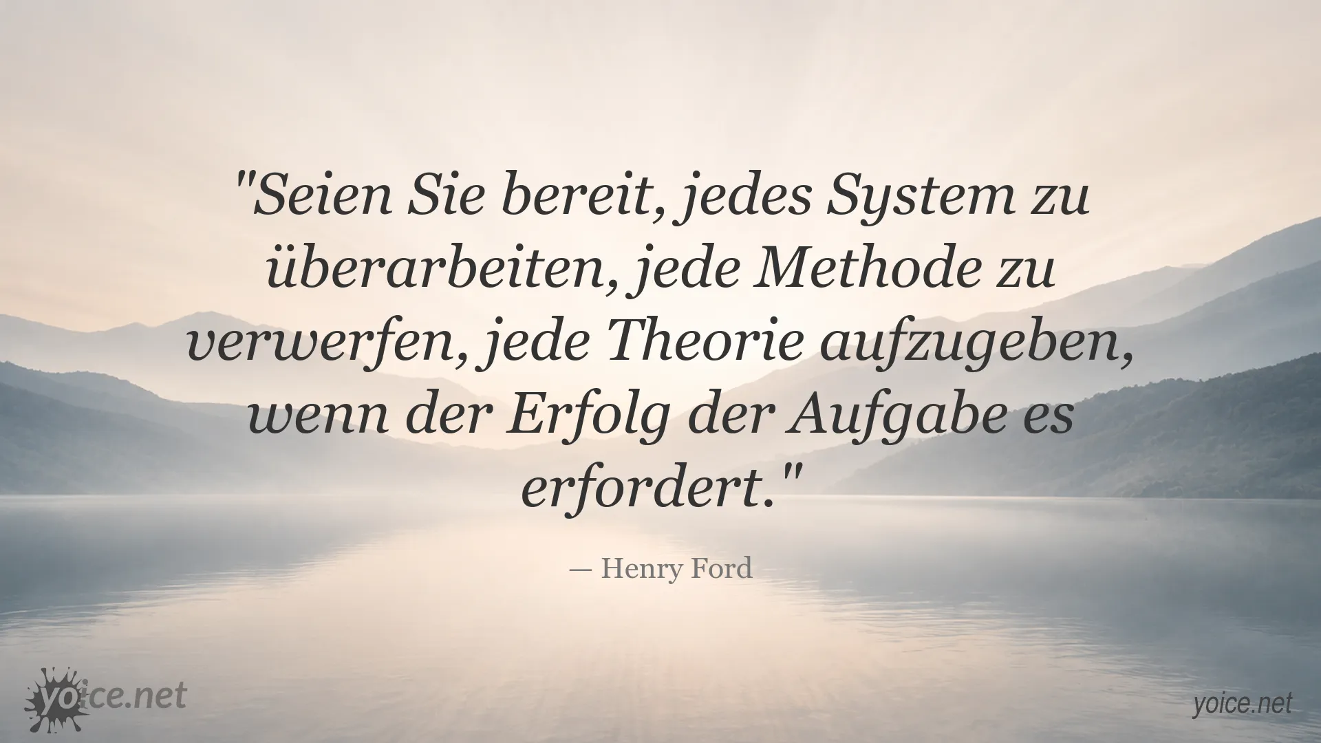 Henry Ford Zitat über Anpassungsfähigkeit, Veränderung und Erfolg