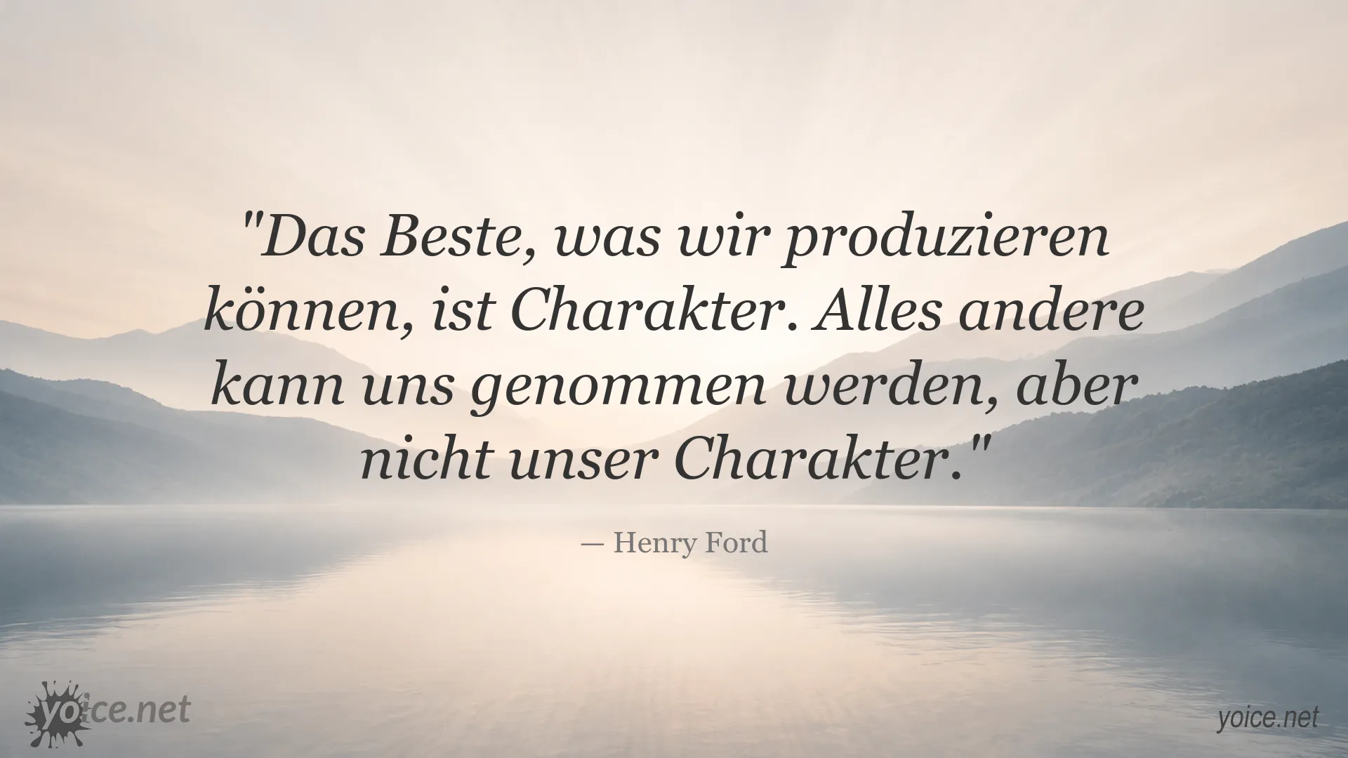 Inspirierendes Zitat von Henry Ford über Charakter und persönliche Stärke