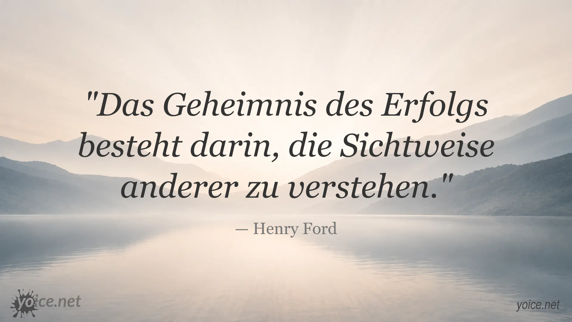 Inspirierendes Zitat von Henry Ford über Erfolg und Perspektivwechsel