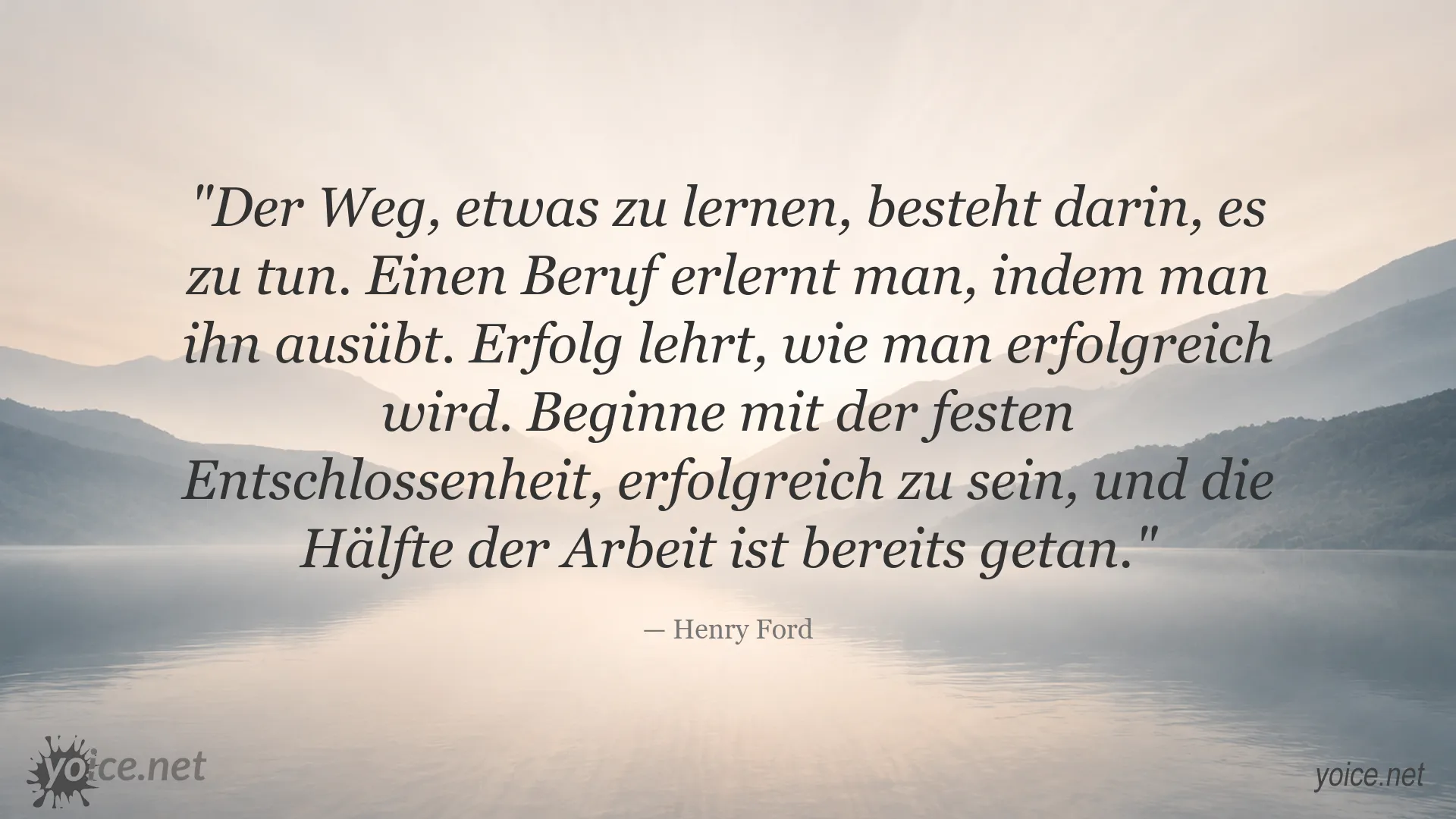Henry Ford Zitat über Lernen, Beruf und Erfolg