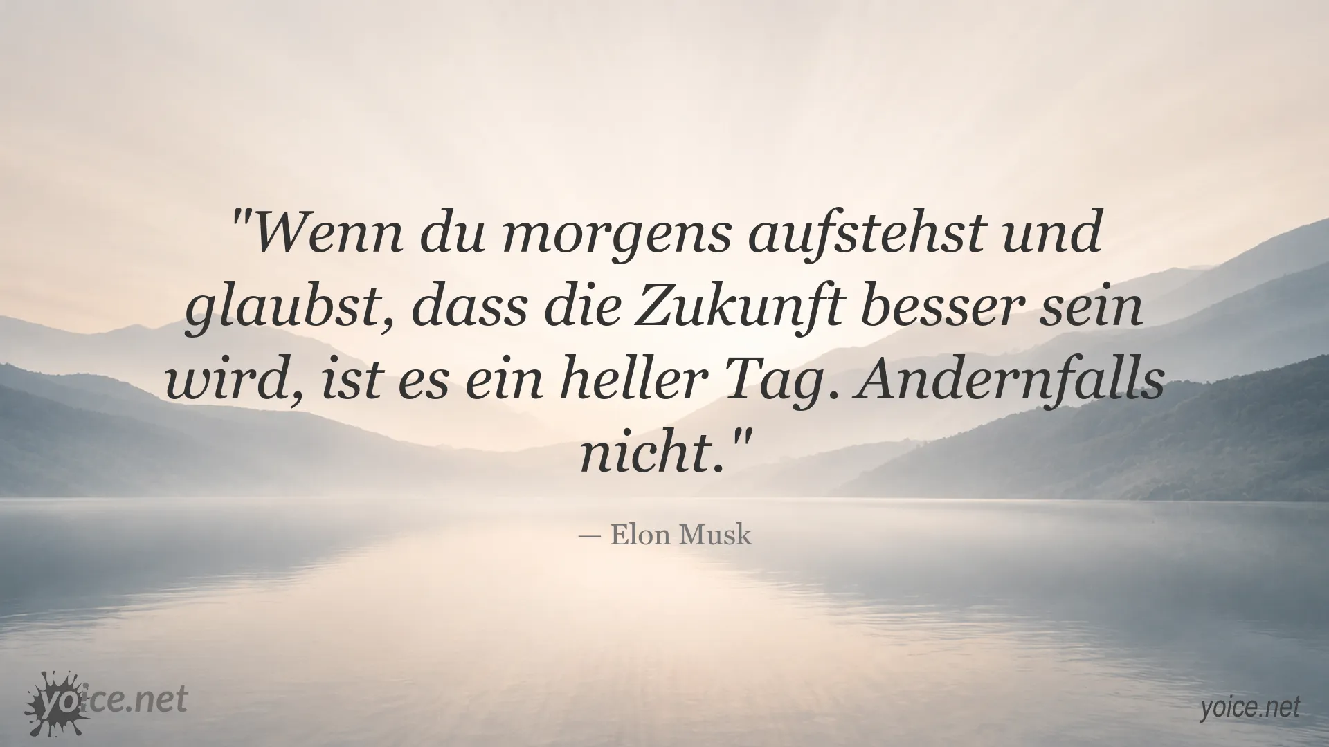 Inspirierendes Zitat von Elon Musk über eine bessere Zukunft und Optimismus