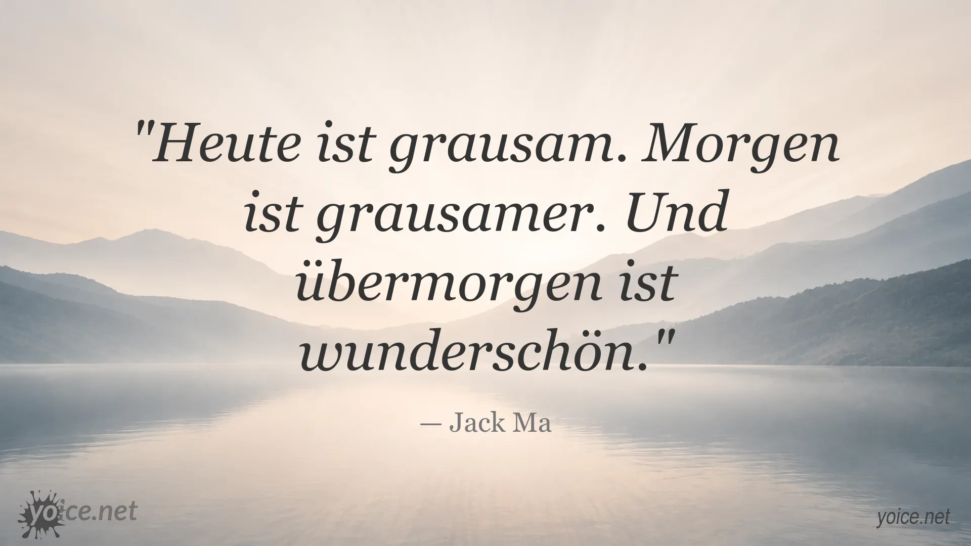 Inspirierendes Zitat von Jack Ma als motivierendes Zitatbild