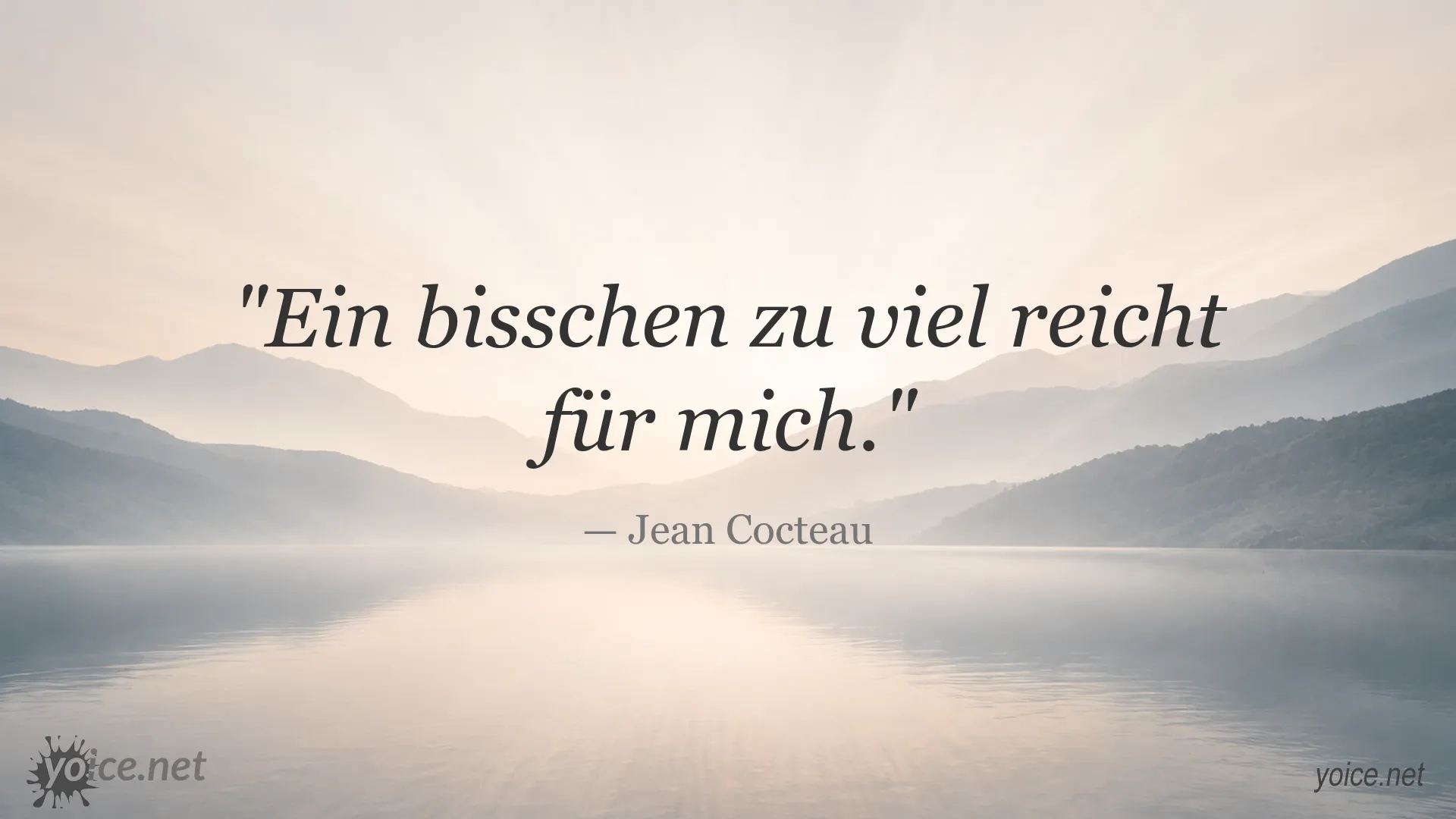 Zitatbild von Jean Cocteau