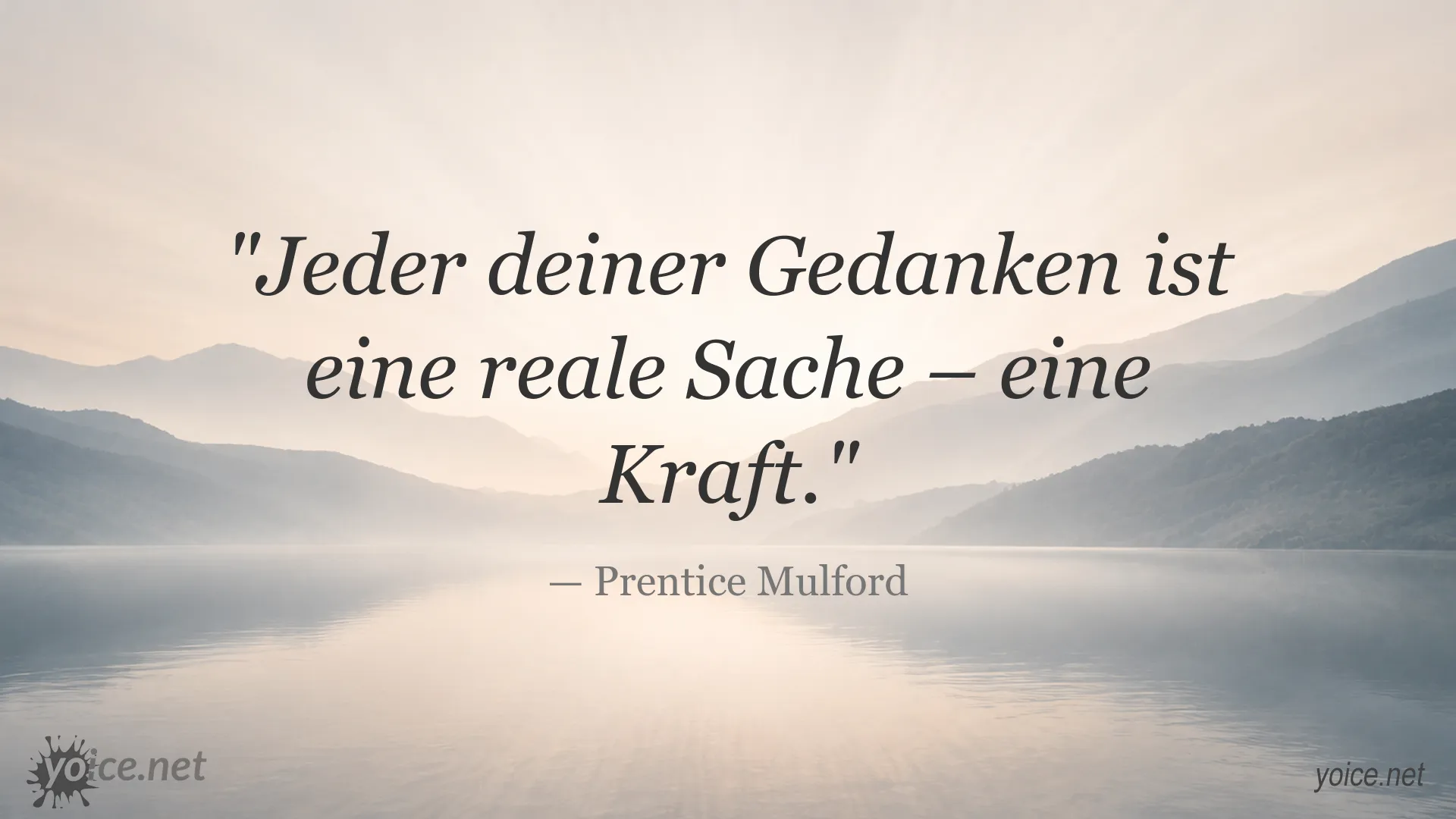 Inspirierendes Zitat von Prentice Mulford über die Kraft der Gedanken