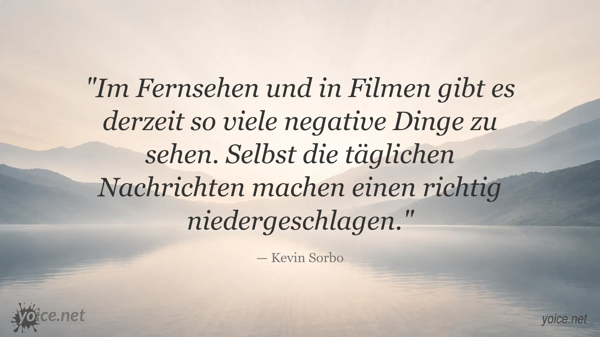 Kevin Sorbo über den Einfluss negativer Medieninhalte und Nachrichten