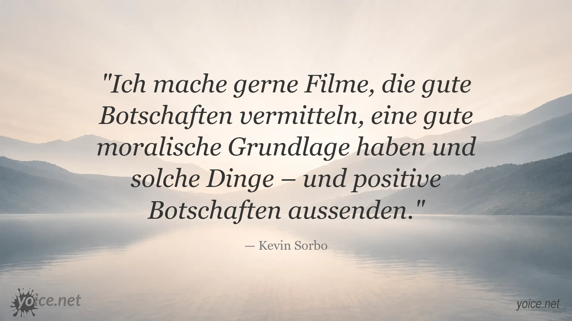 Kevin Sorbo über Filme mit positiven Botschaften und moralischer Grundlage