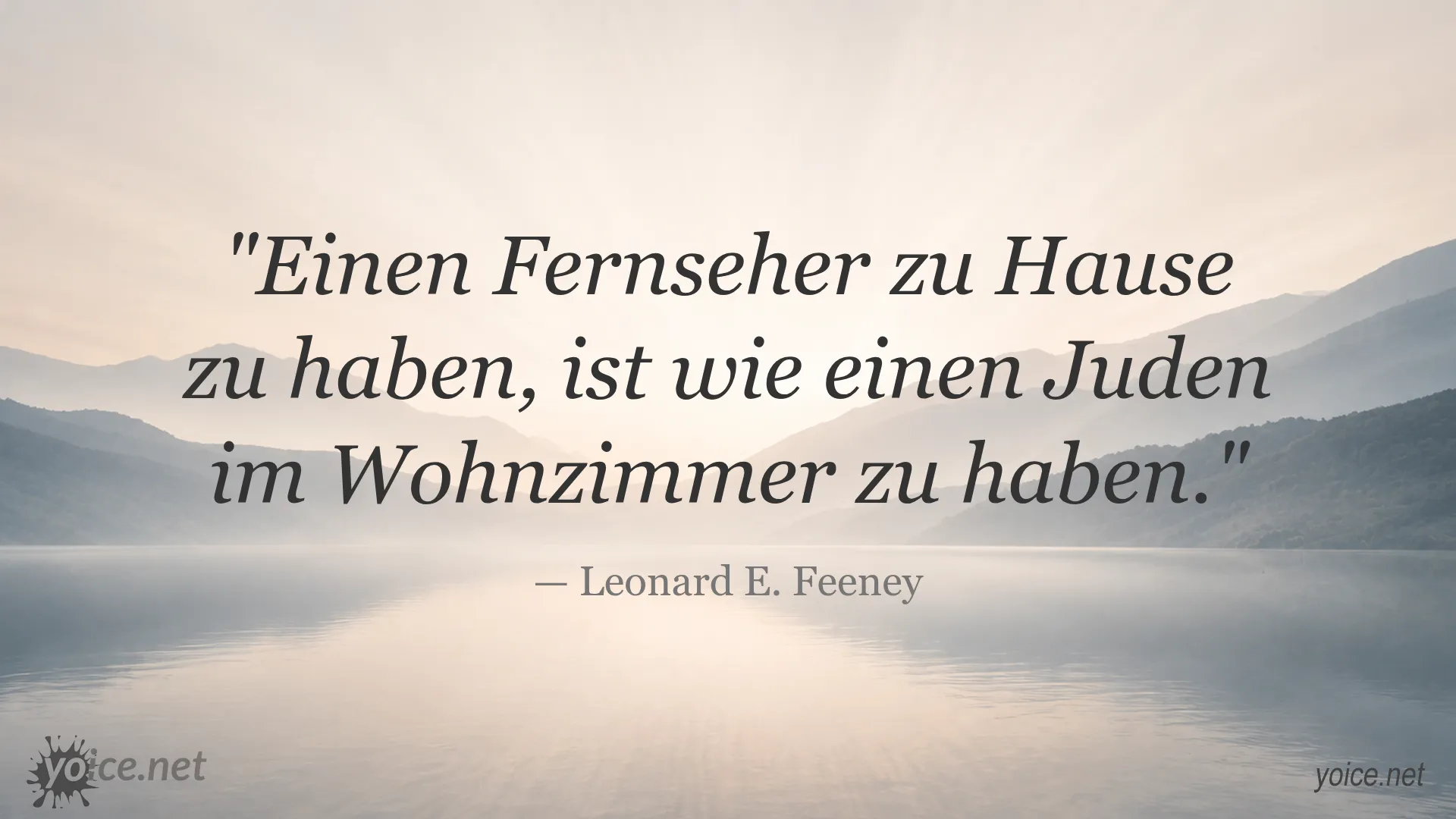 Zitat von Leonard E. Feeney über Fernseher und Gesellschaft
