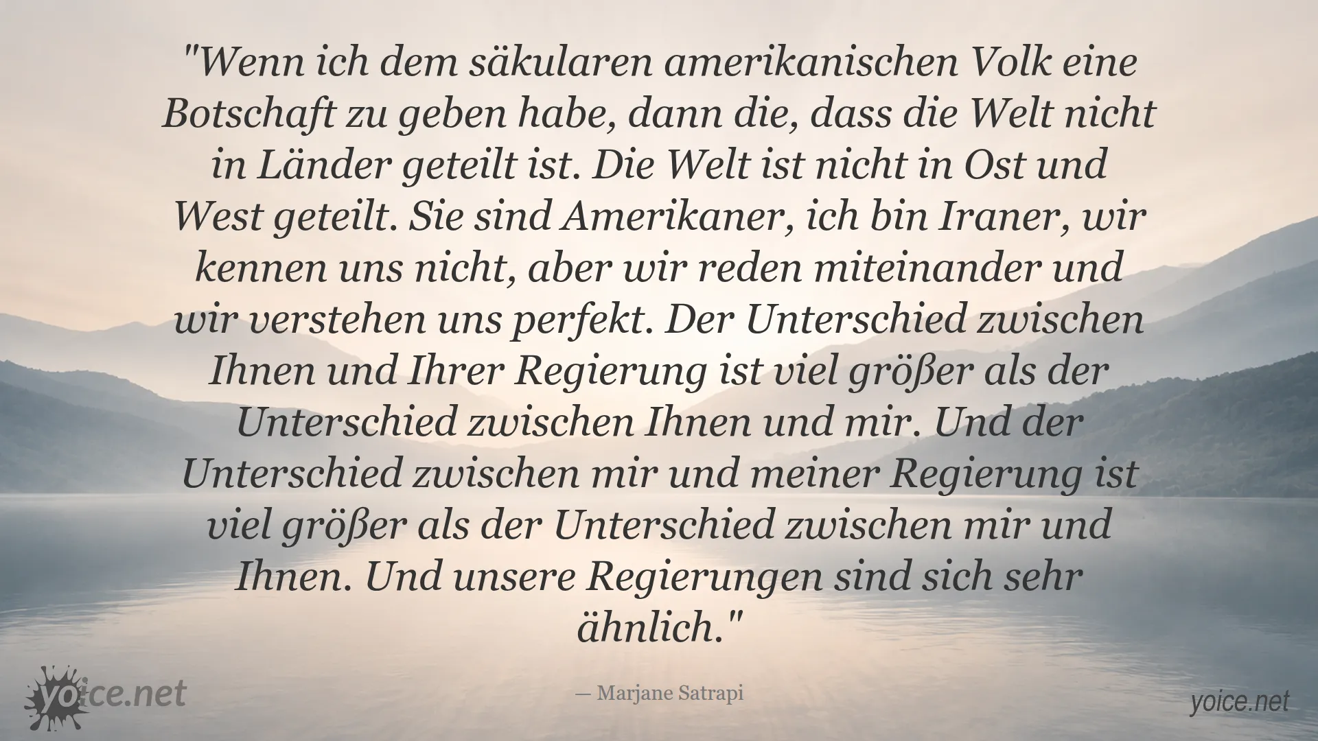 Zitat von Marjane Satrapi über die Unterschiede zwischen Menschen und Regierungen