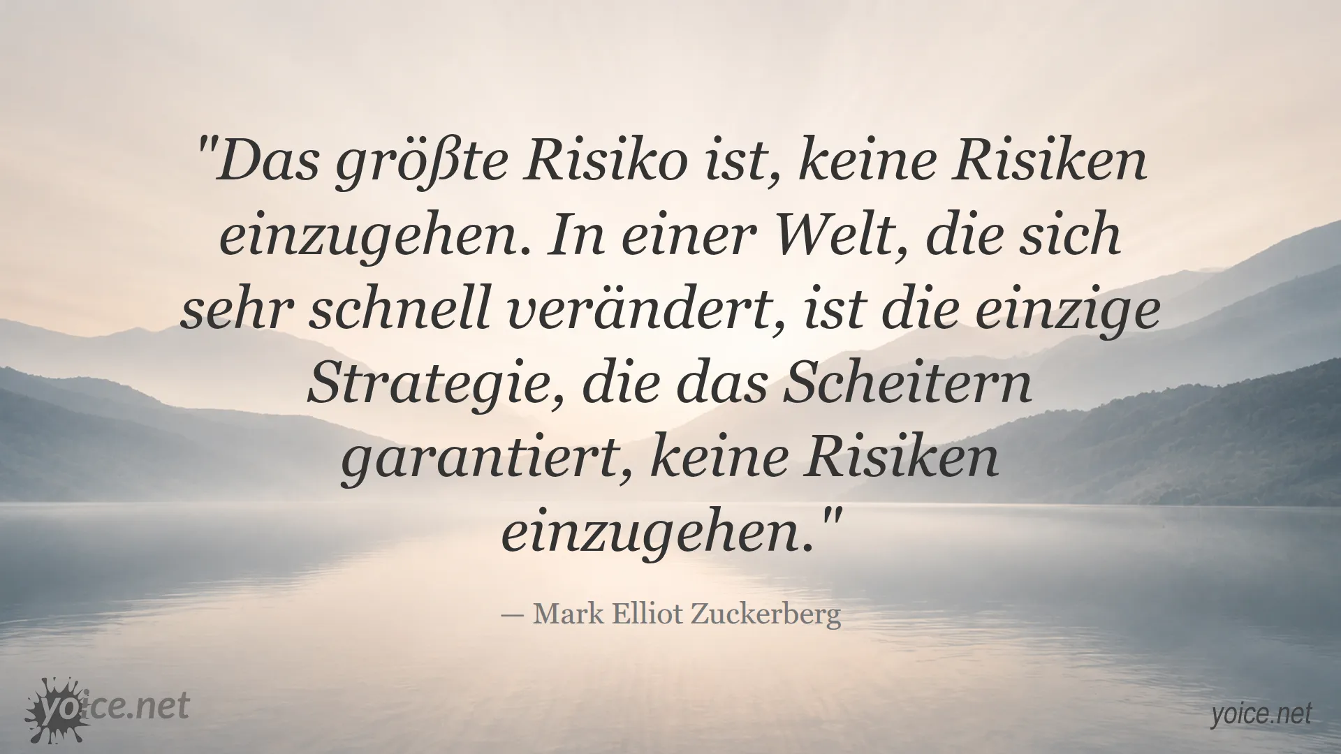 Zitat von Mark Zuckerberg über das Risiko und die Bedeutung, Risiken einzugehen
