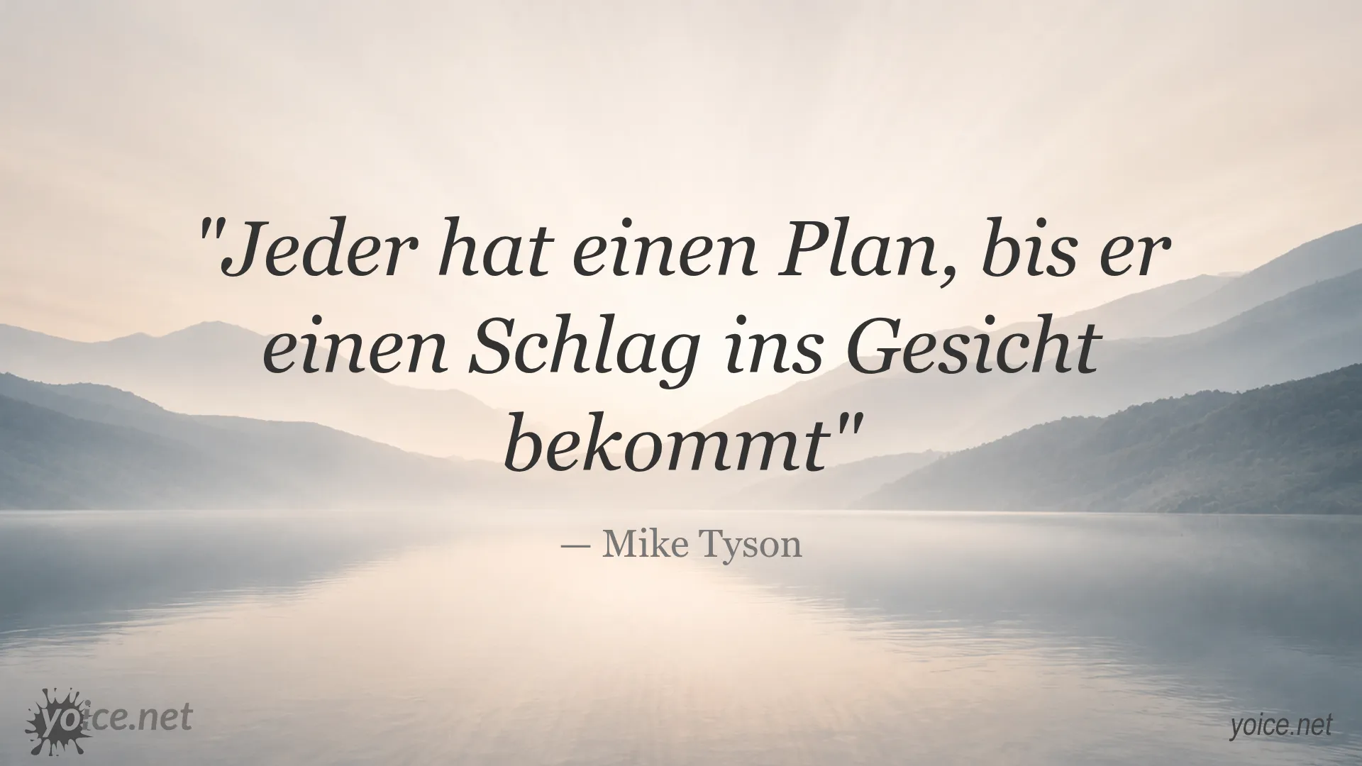 Zitat von Mike Tyson über Pläne und Niederlagen