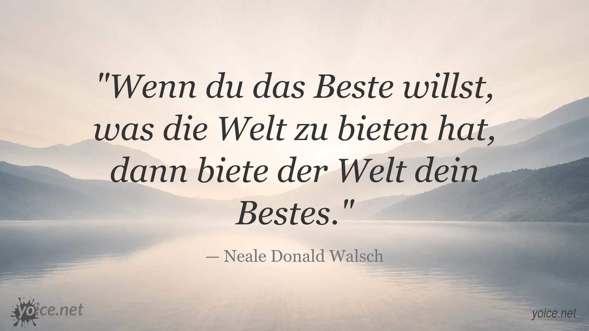 Zitatgrafik mit einem inspirierenden Zitat von Neale Donald Walsch