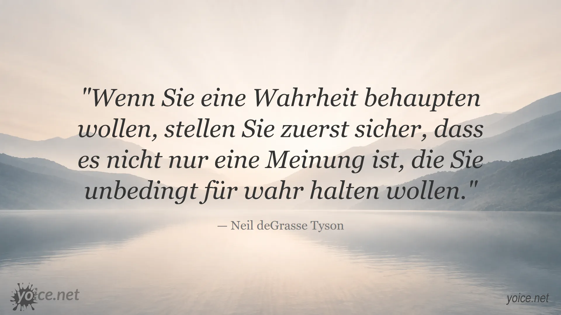 Zitat von Neil deGrasse Tyson über Wahrheit und Überzeugungen
