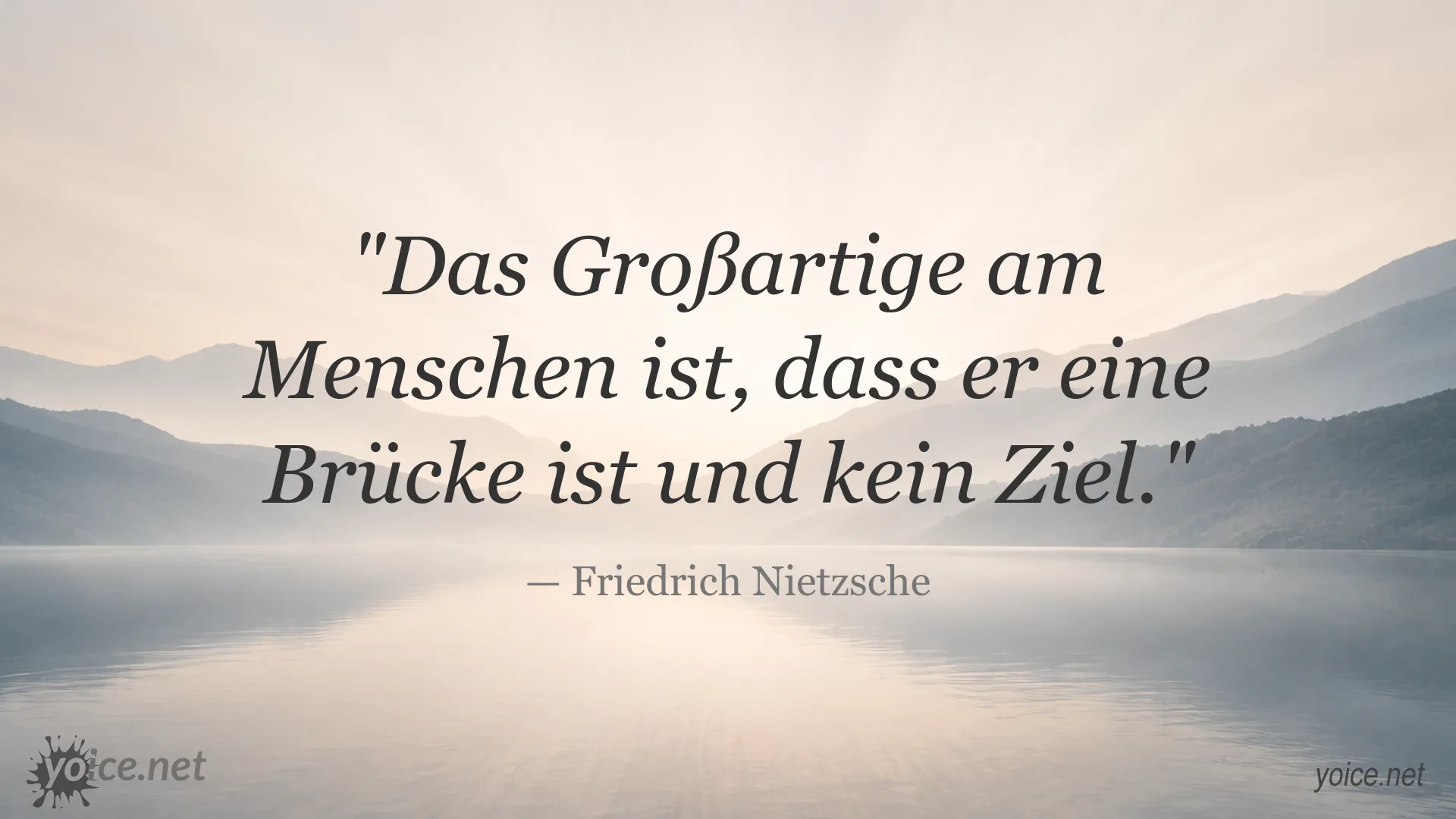 Friedrich Nietzsche Zitat über die menschliche Entwicklung