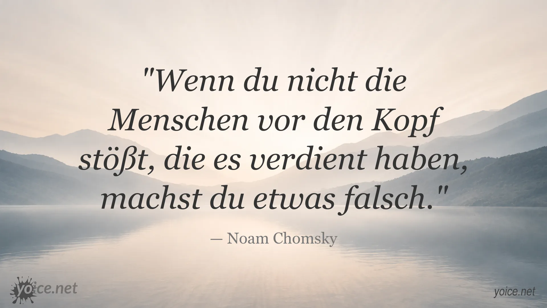 Noam Chomsky Zitat zur Bedeutung von Provokation und Wahrheit