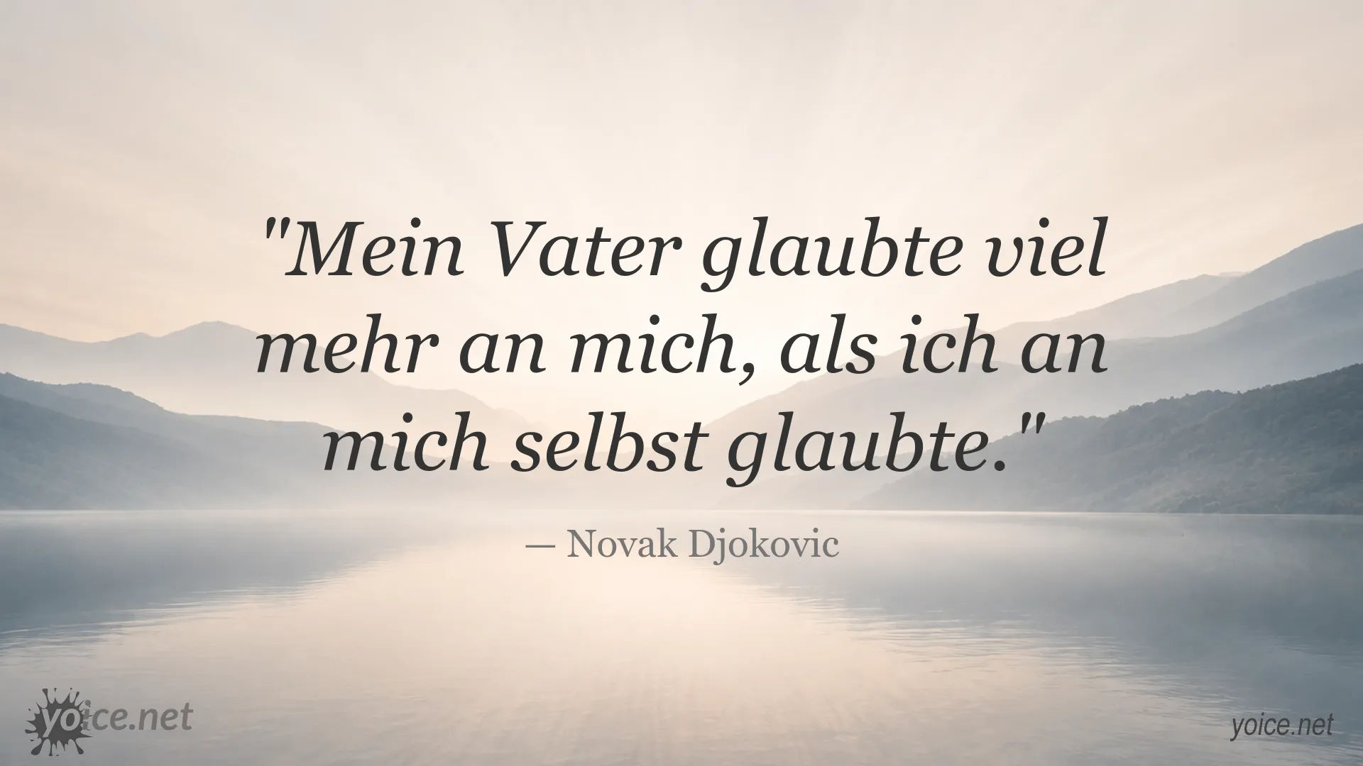 Zitatgrafik von Novak Djokovic über den Glauben an sich selbst