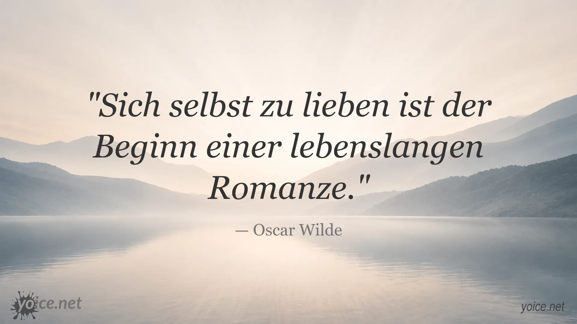 Inspirierendes Zitat von Oscar Wilde über Selbstliebe