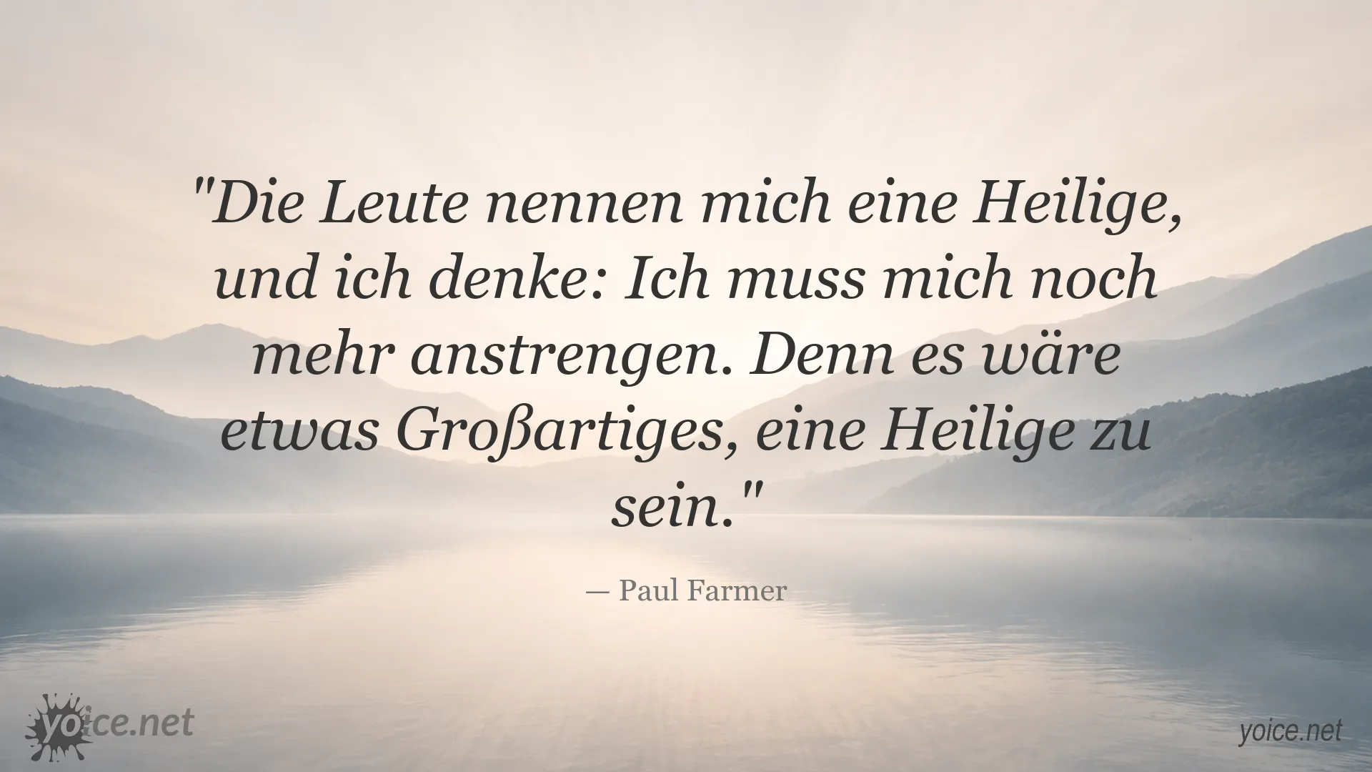 Inspirierendes Zitat von Paul Farmer über Heiligkeit und persönliche Anstrengung