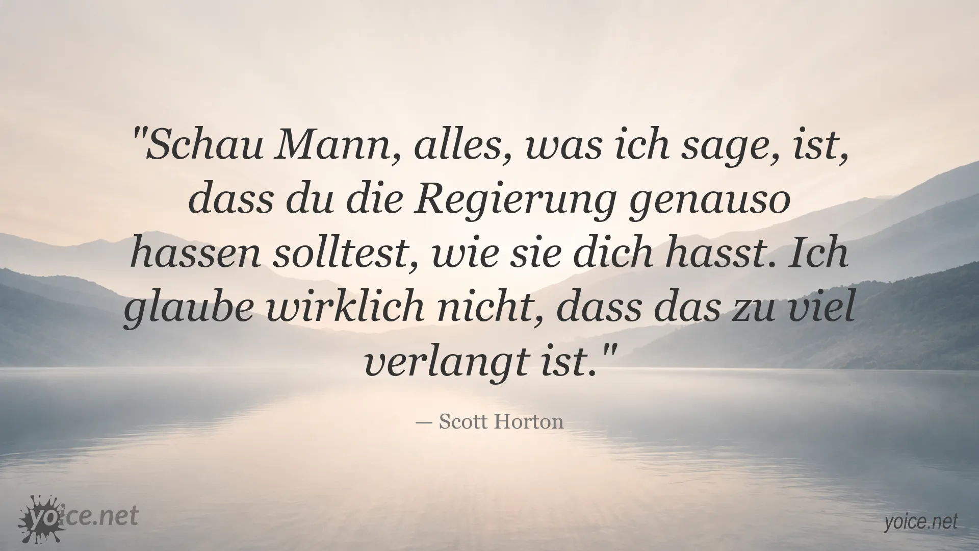 Scott Horton über die Beziehung zwischen Regierung und Bürgern