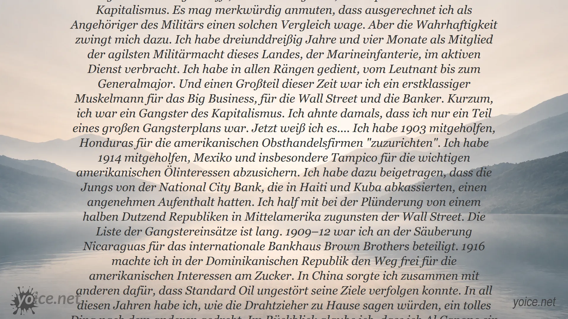 Zitat von Smedley Darlington Butler über Militär und Kapitalismus