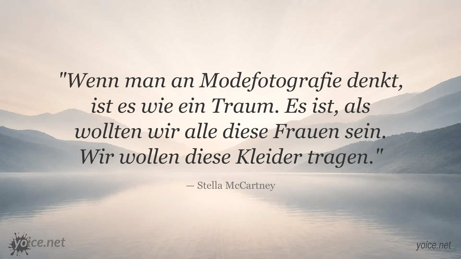Stella McCartney über die Traumwelt der Modefotografie und das Tragen besonderer Kleider