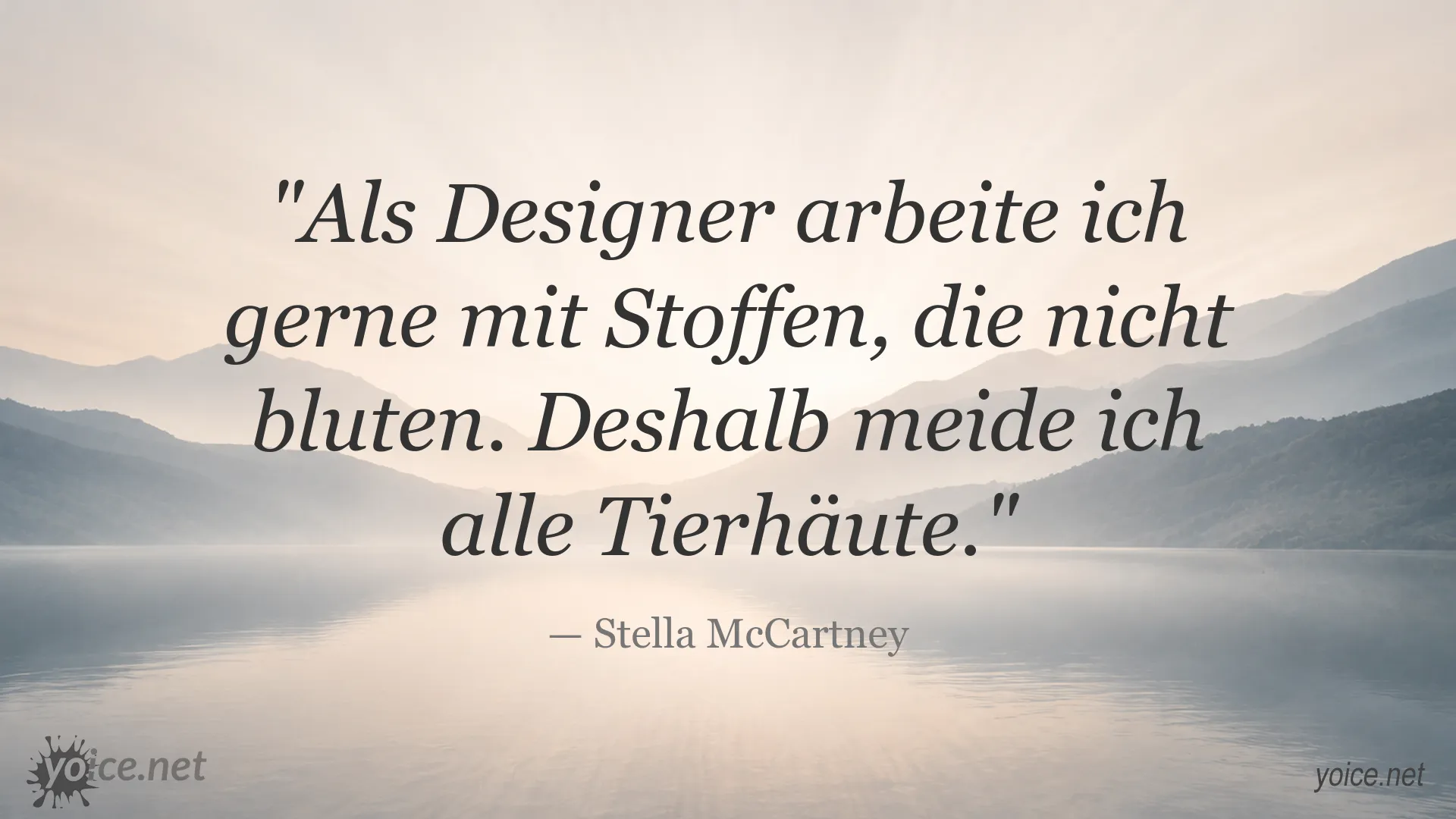 Stella McCartney über tierfreie Mode und die Verwendung tierfreier Materialien
