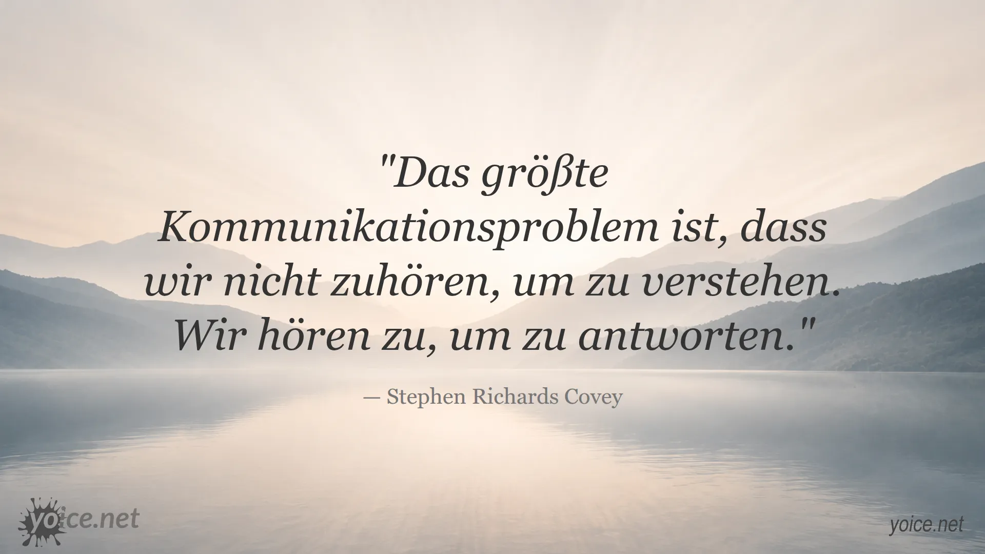Zitat von Stephen Richards Covey über Kommunikationsprobleme