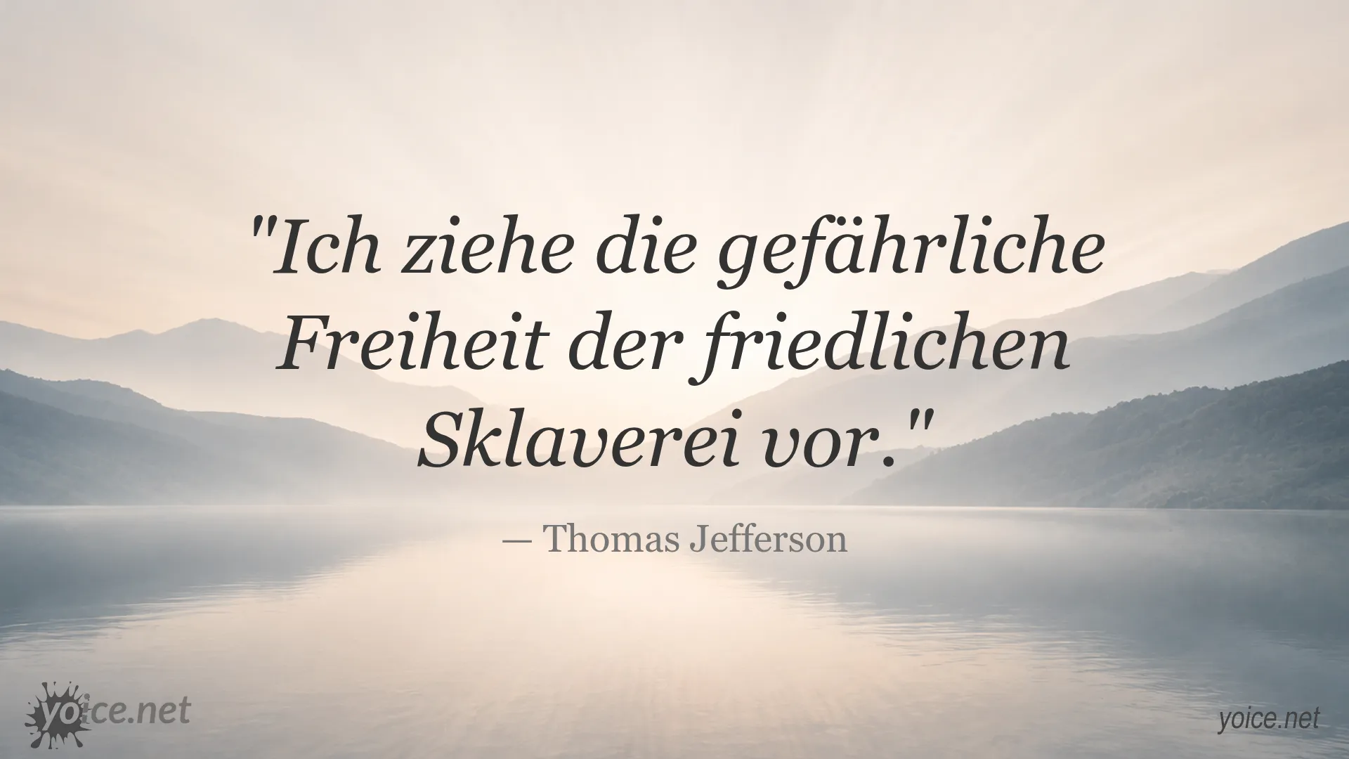Zitat von Thomas Jefferson über Freiheit und Mut